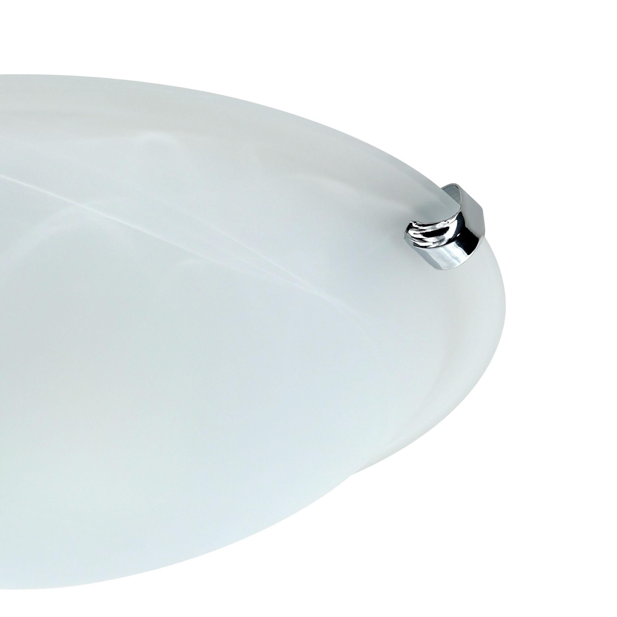 Plafonnier SALOME Albâtre blanc Ø30CM
