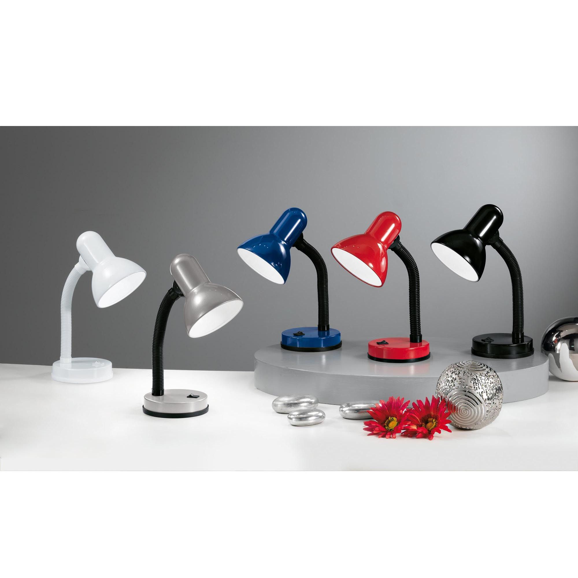 Lampe de bureau BASIC noir H30cm