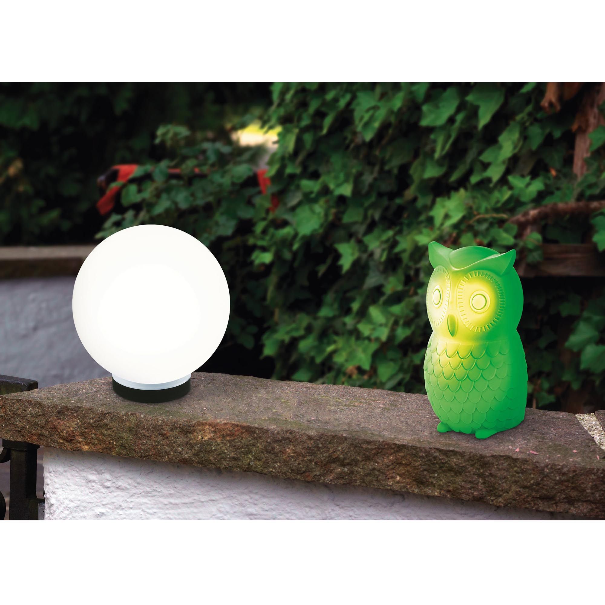 Borne à piquer extérieur LED Z_SOLAR noir H34cm