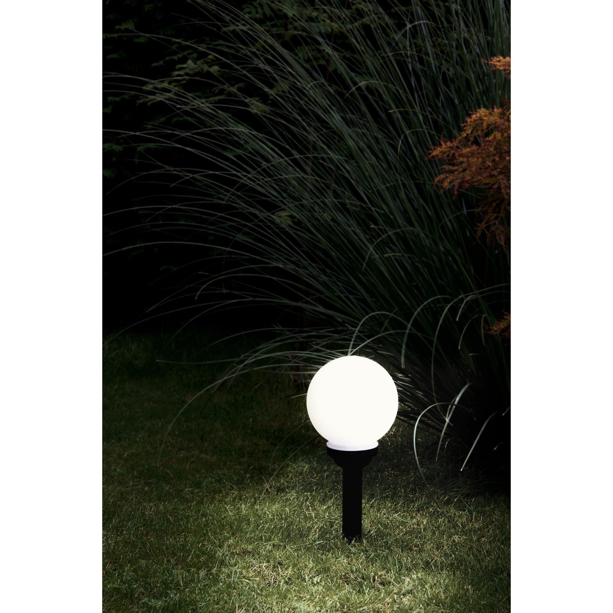 Borne à piquer extérieur LED Z_SOLAR noir H34cm