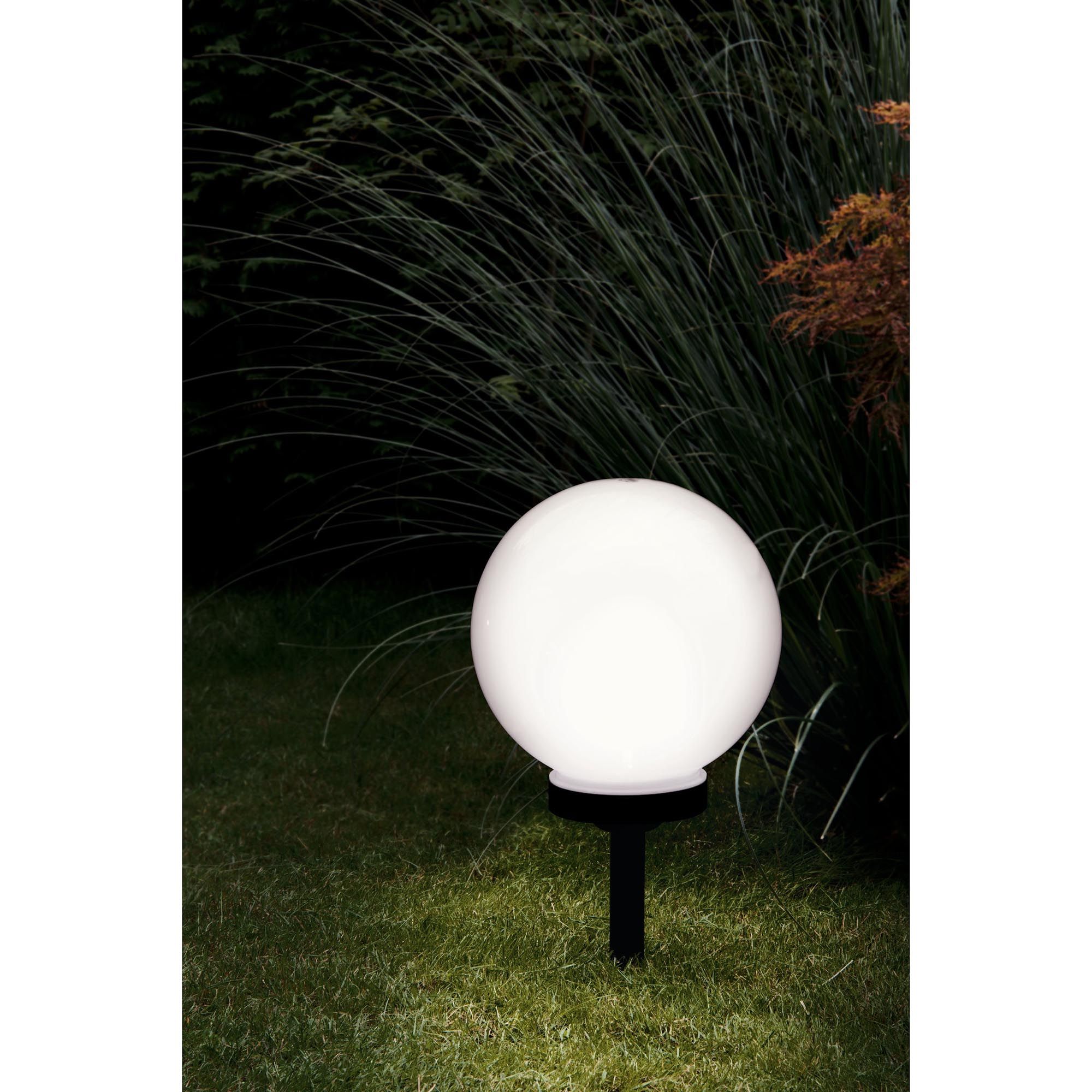 Luminaire à piquer extérieur plastique noir Z_SOLAR H61 LED INT 1X0,2W