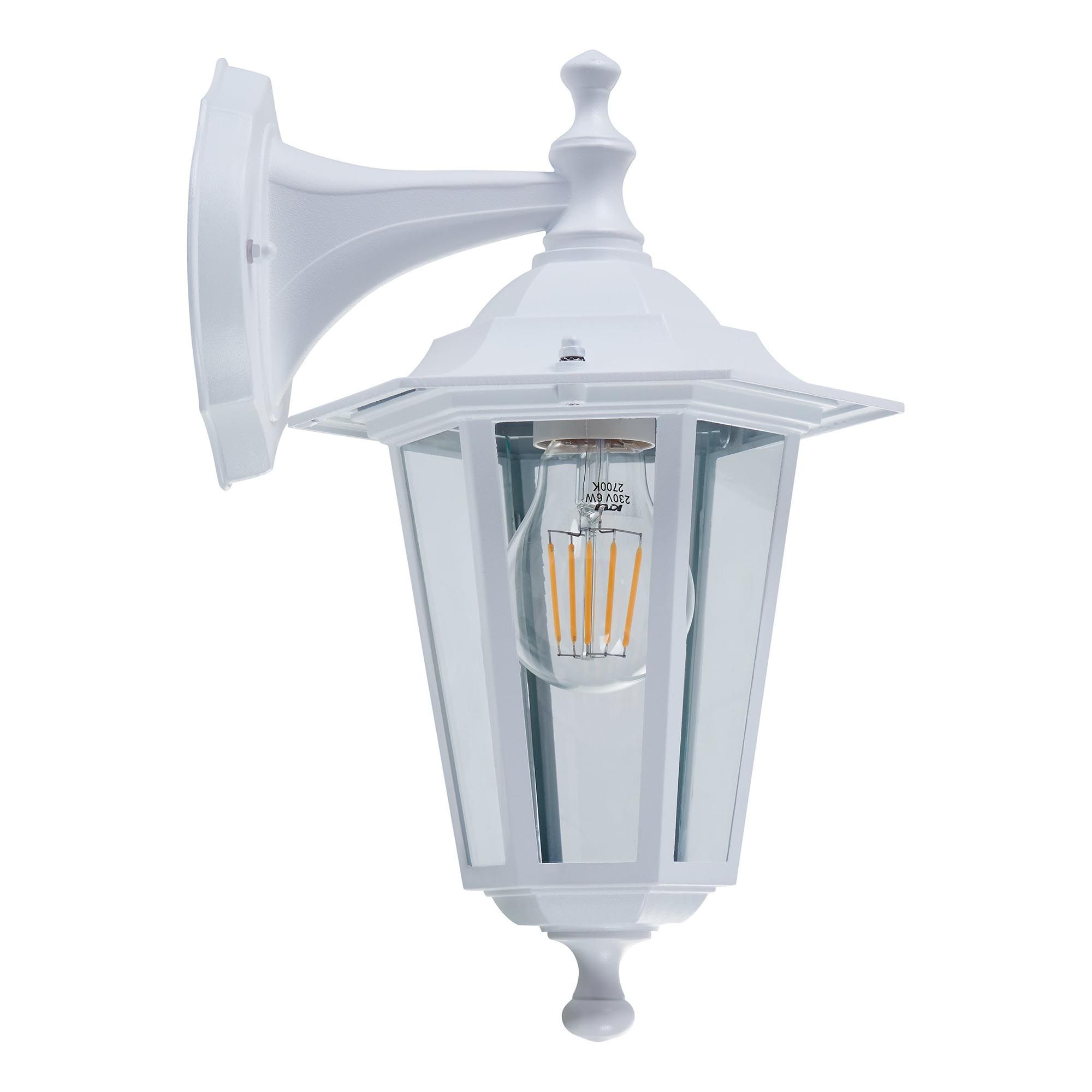 Applique extérieur LATERNA 5 blanc H35cm descendante