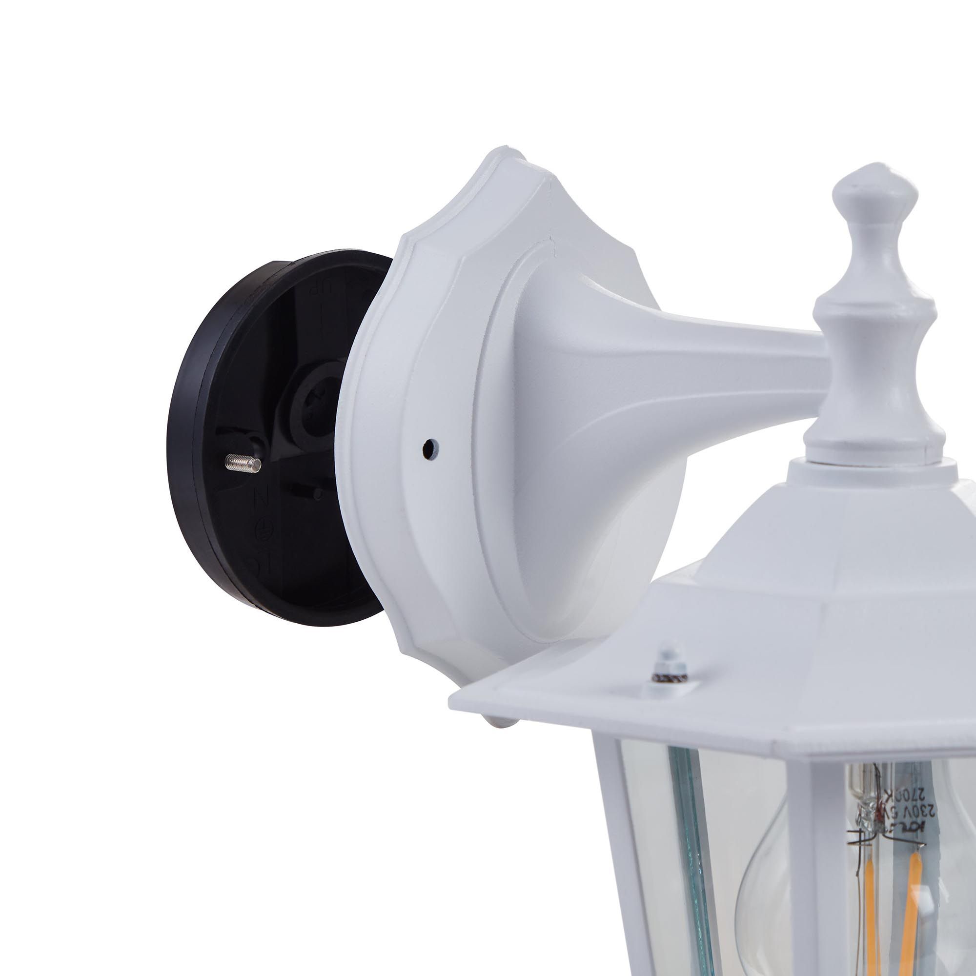 Applique extérieur LATERNA 5 blanc H35cm descendante