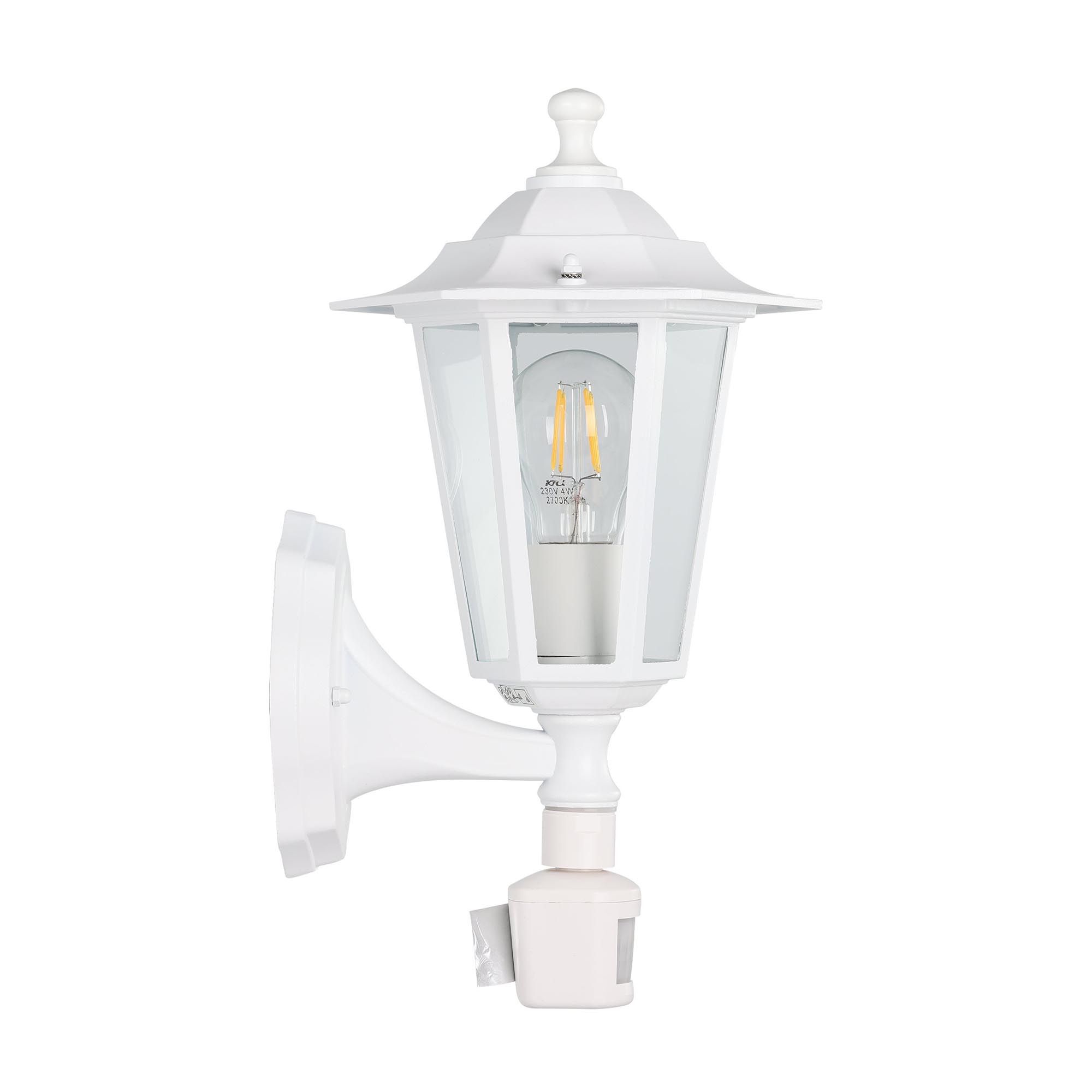 Applique extérieur LATERNA 5 blanc avec détecteur