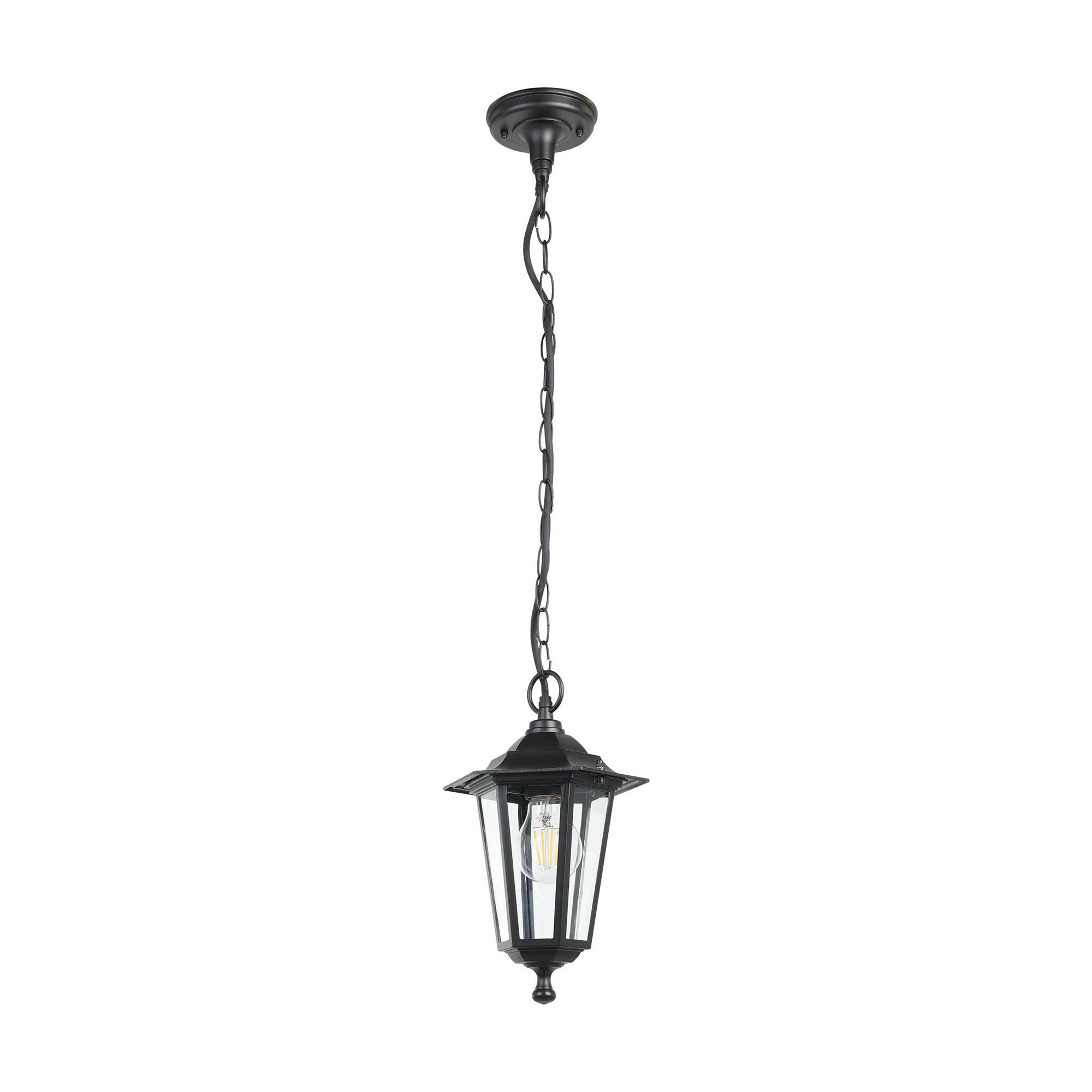 Suspension extérieur LATERNA 4 noir Ø20,5cm