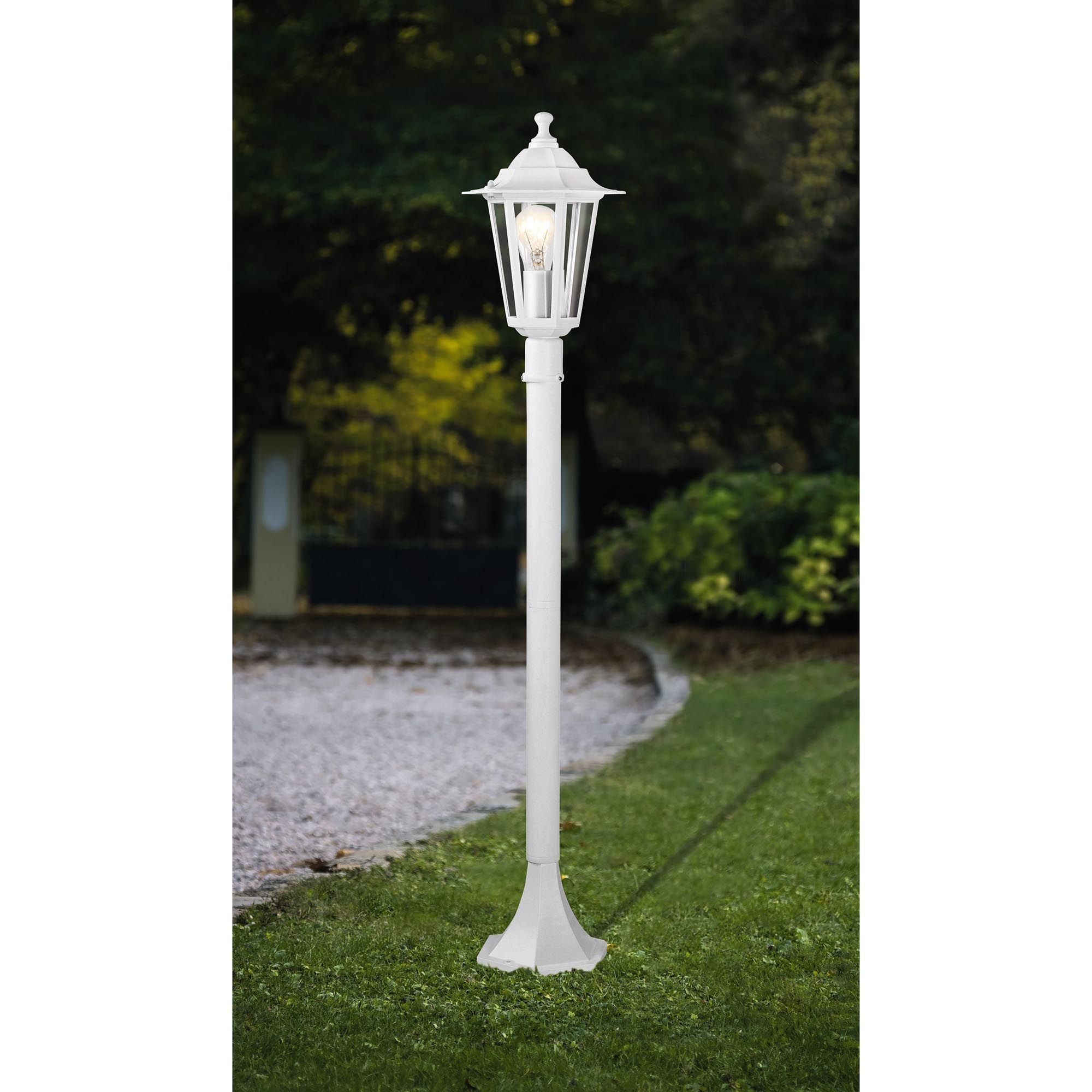Borne extérieur LATERNA 4 blanc Ø19,5cm