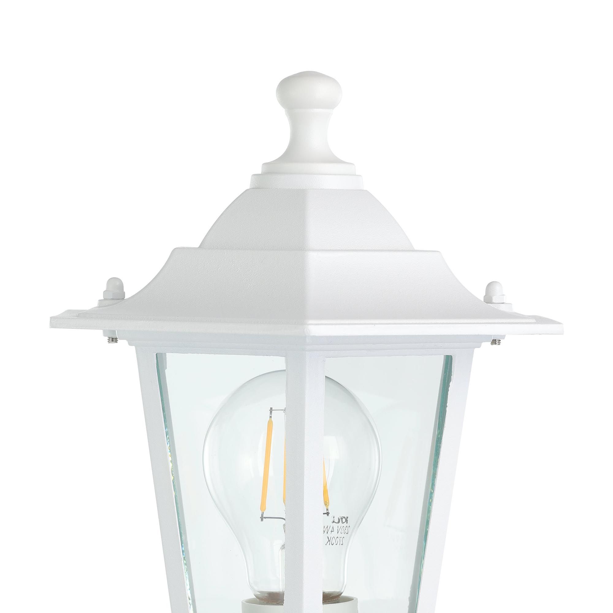 Borne extérieur LATERNA 4 blanc Ø19,5cm