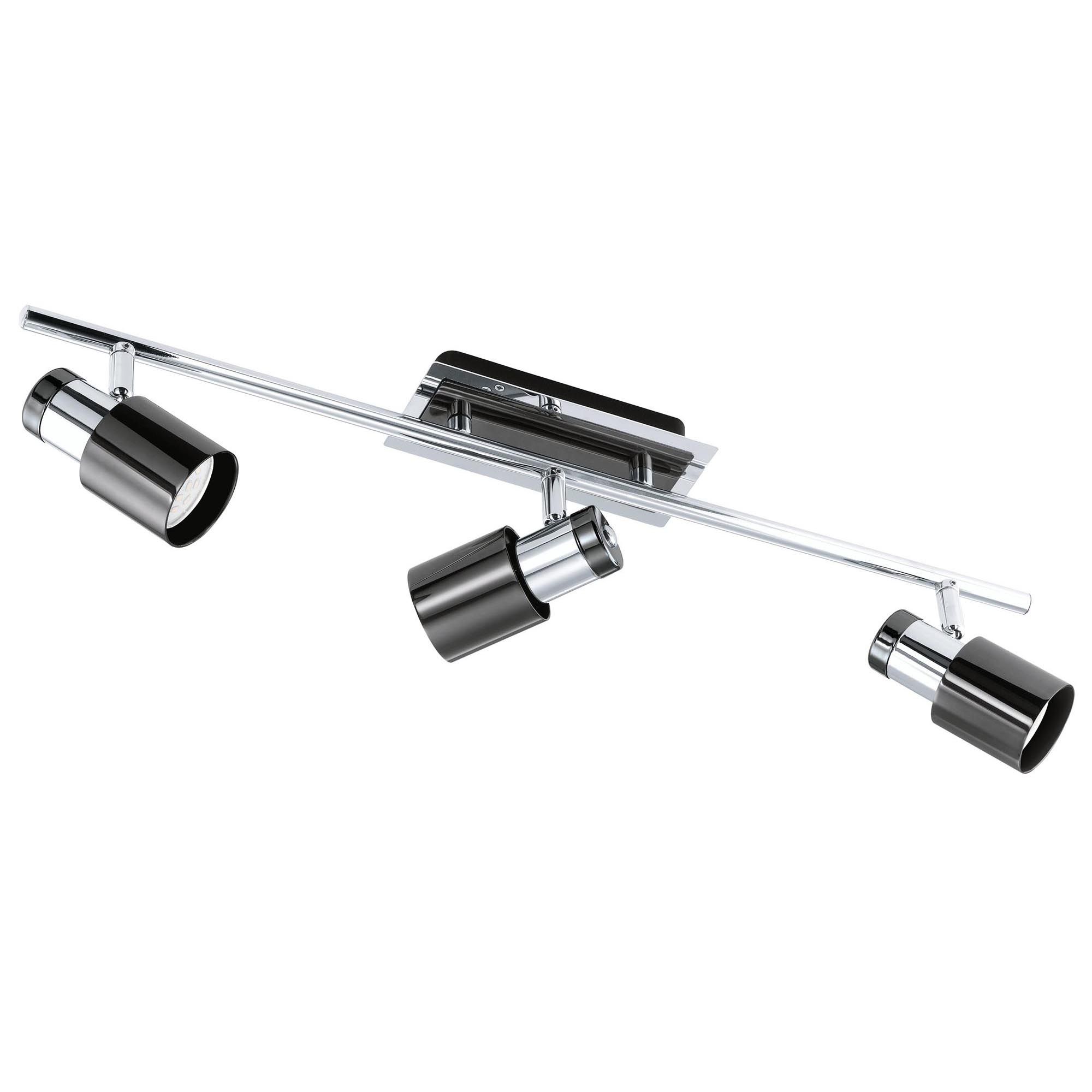 Réglette DAVIDA 1 noir/nickel L58cm