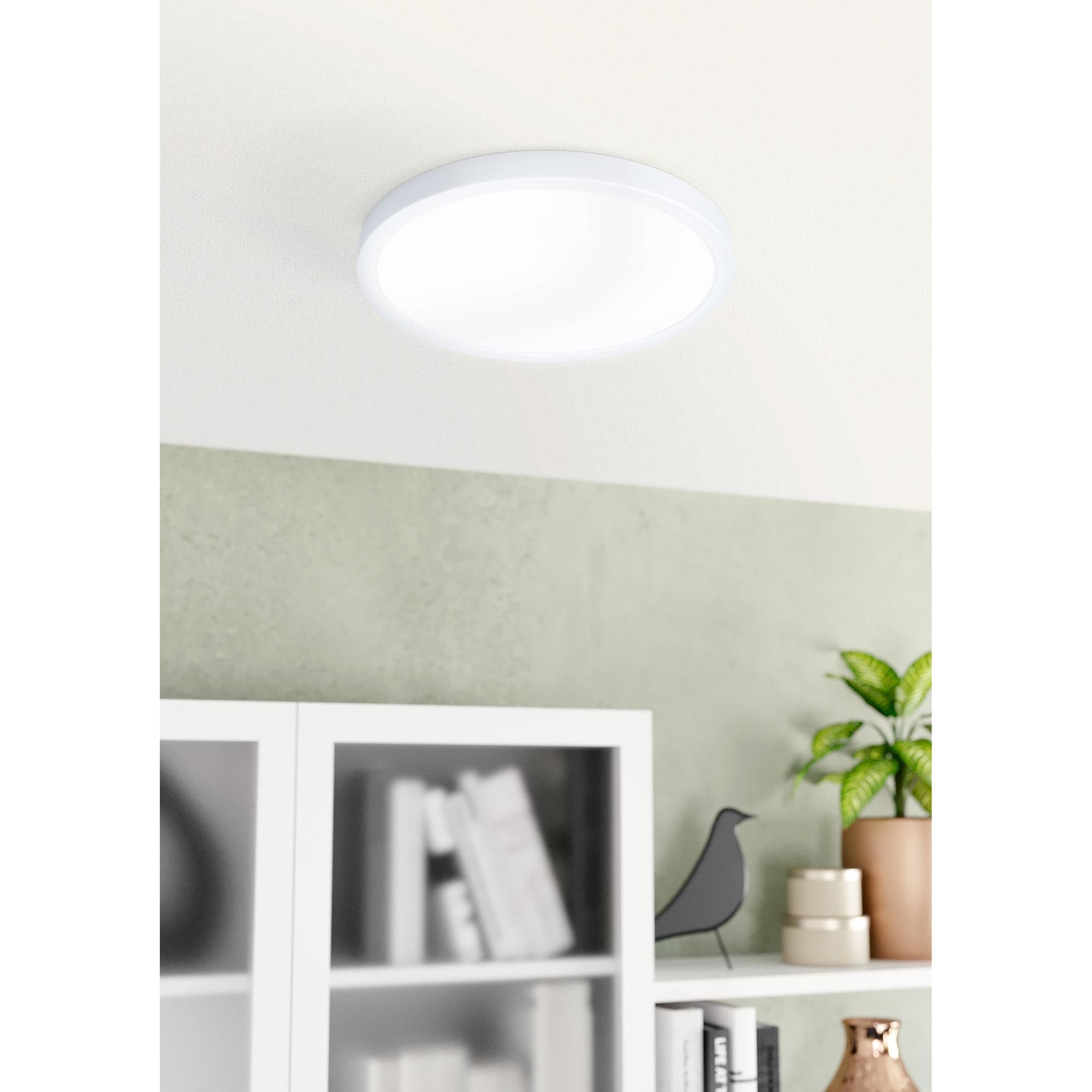 Plafonnier LED FUEVA 5 blanc Ø28,5cm
