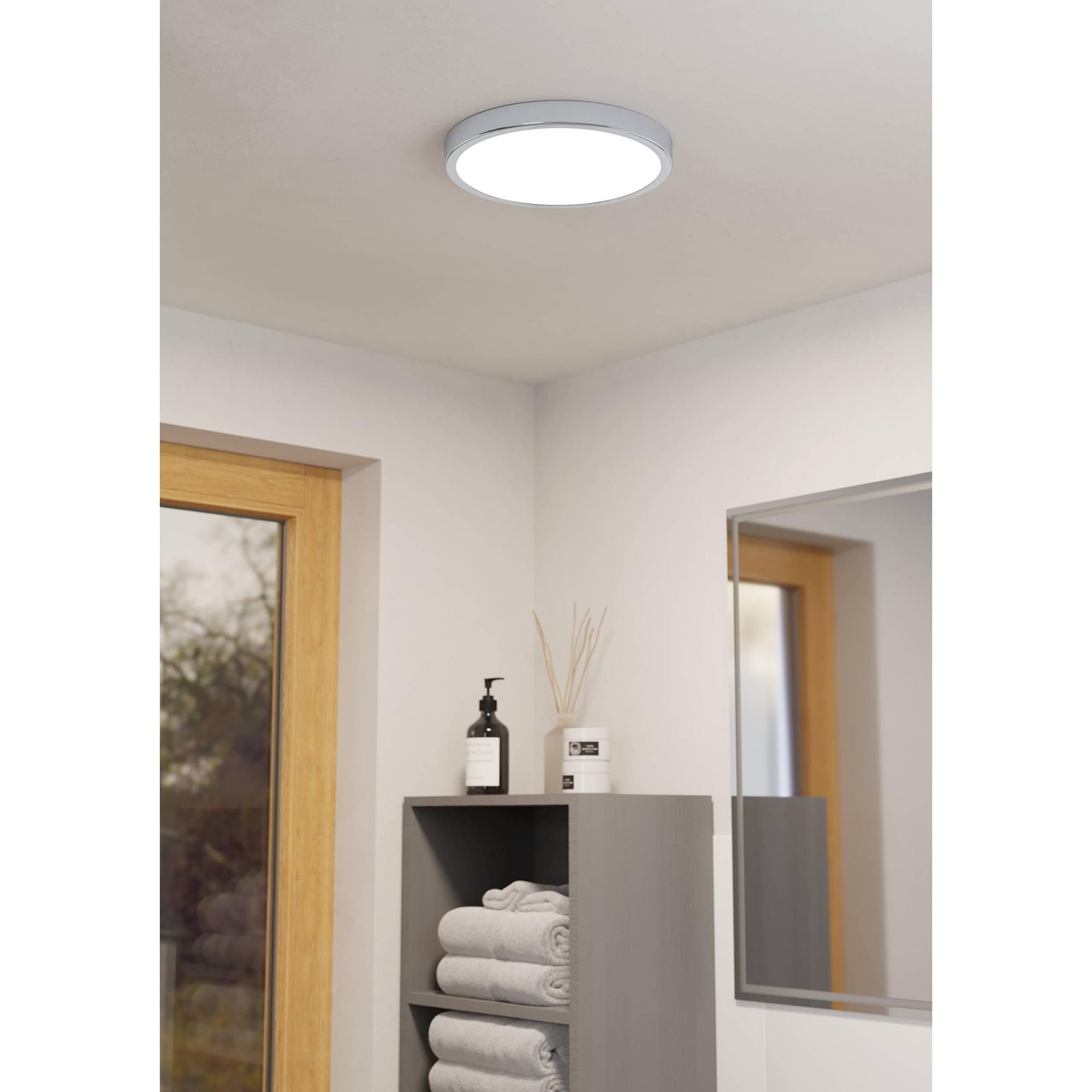 Plafonnier LED FUEVA 5 chrome Ø28,5cm
