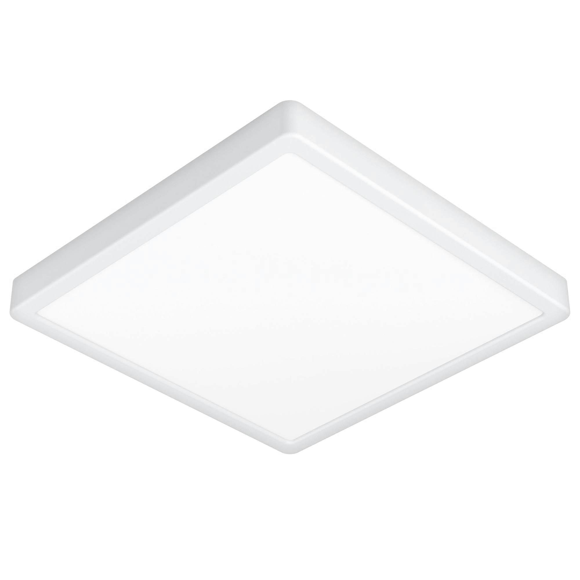 Plafonnier LED FUEVA 5 blanc 28,5x28,5cm