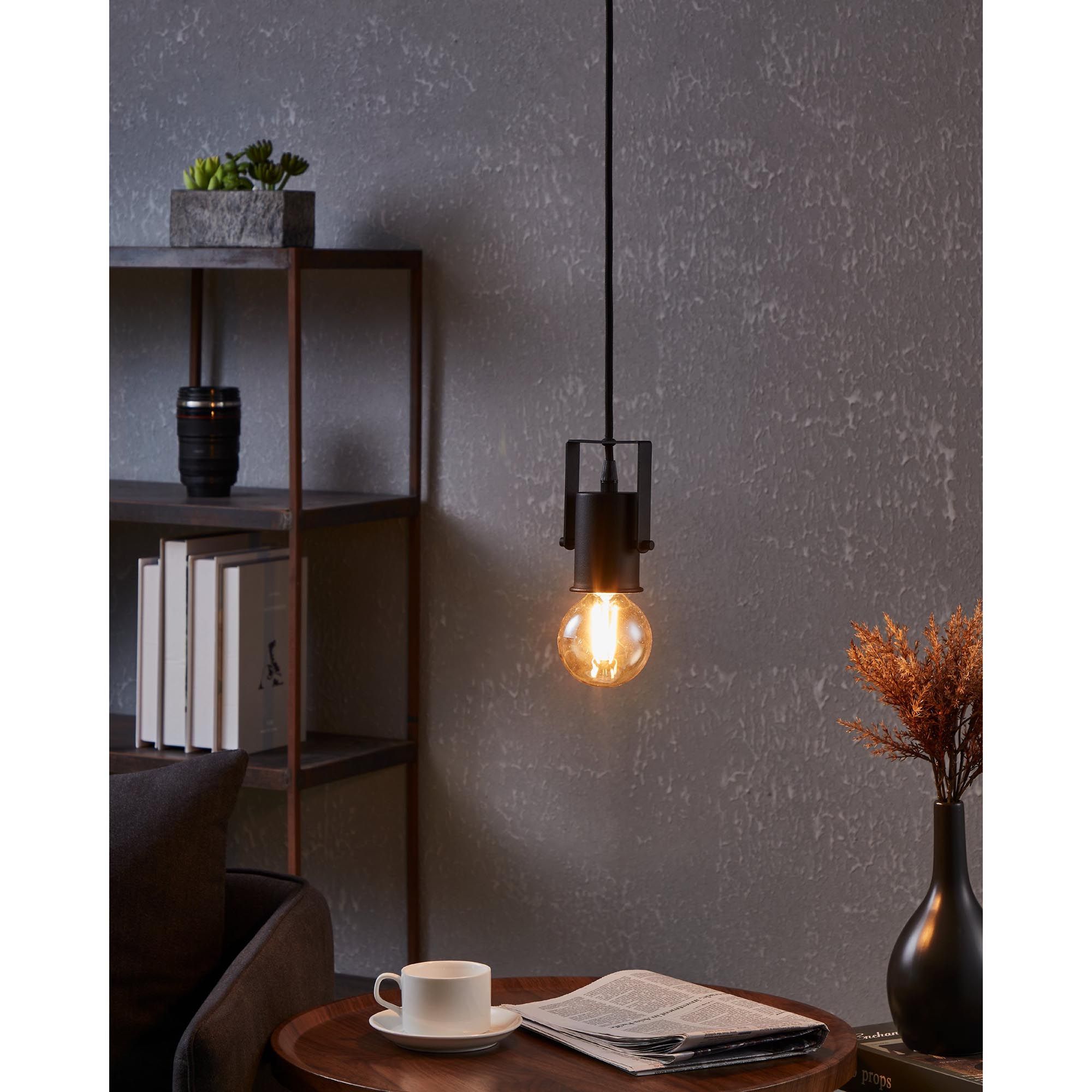 Suspension CALARI noir Ø10,5cm