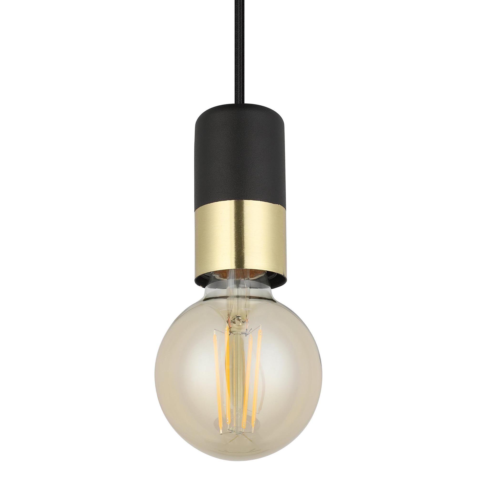 Suspension CALARI noir Ø4,5cm