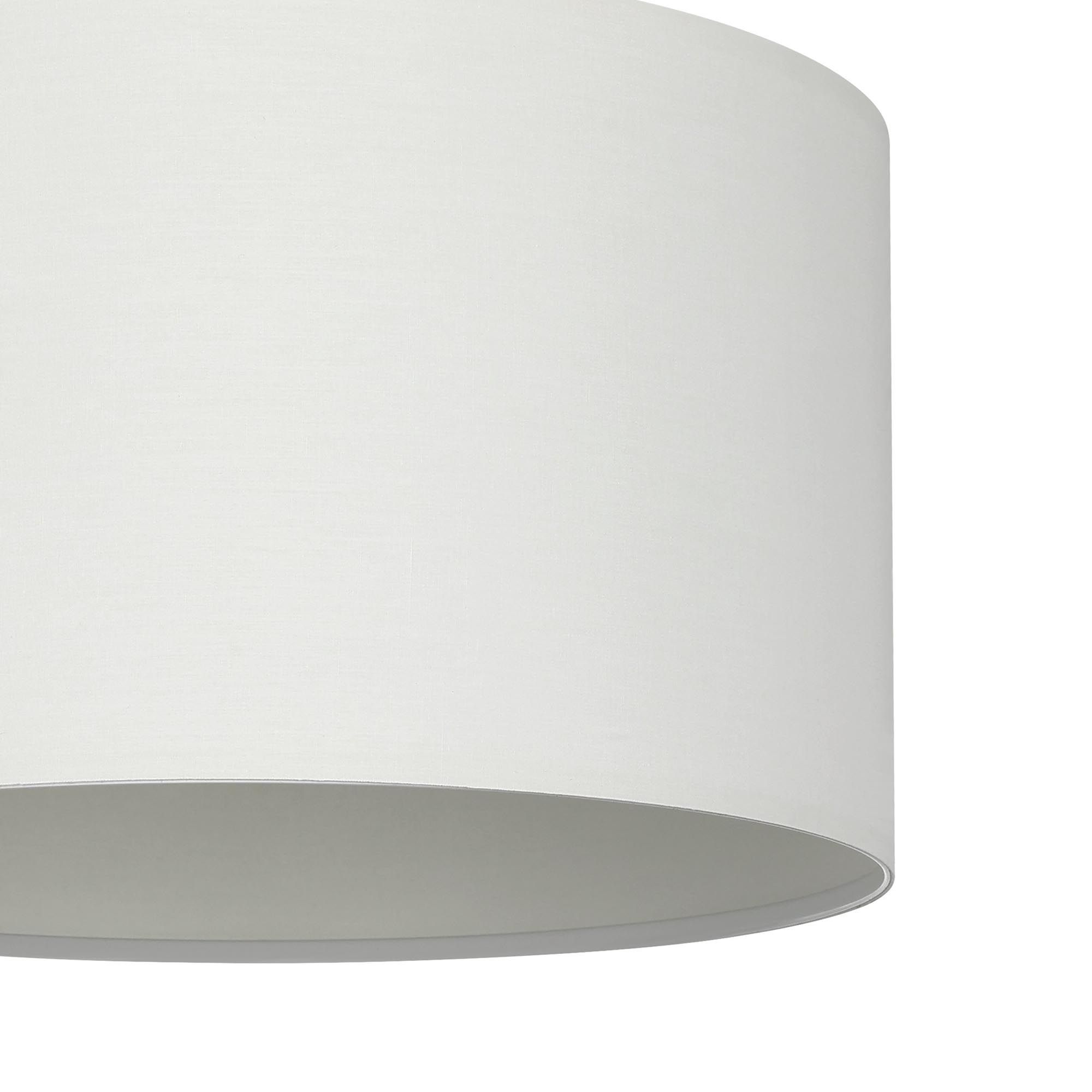 Suspension PASTERI tissu blanc Ø38cm