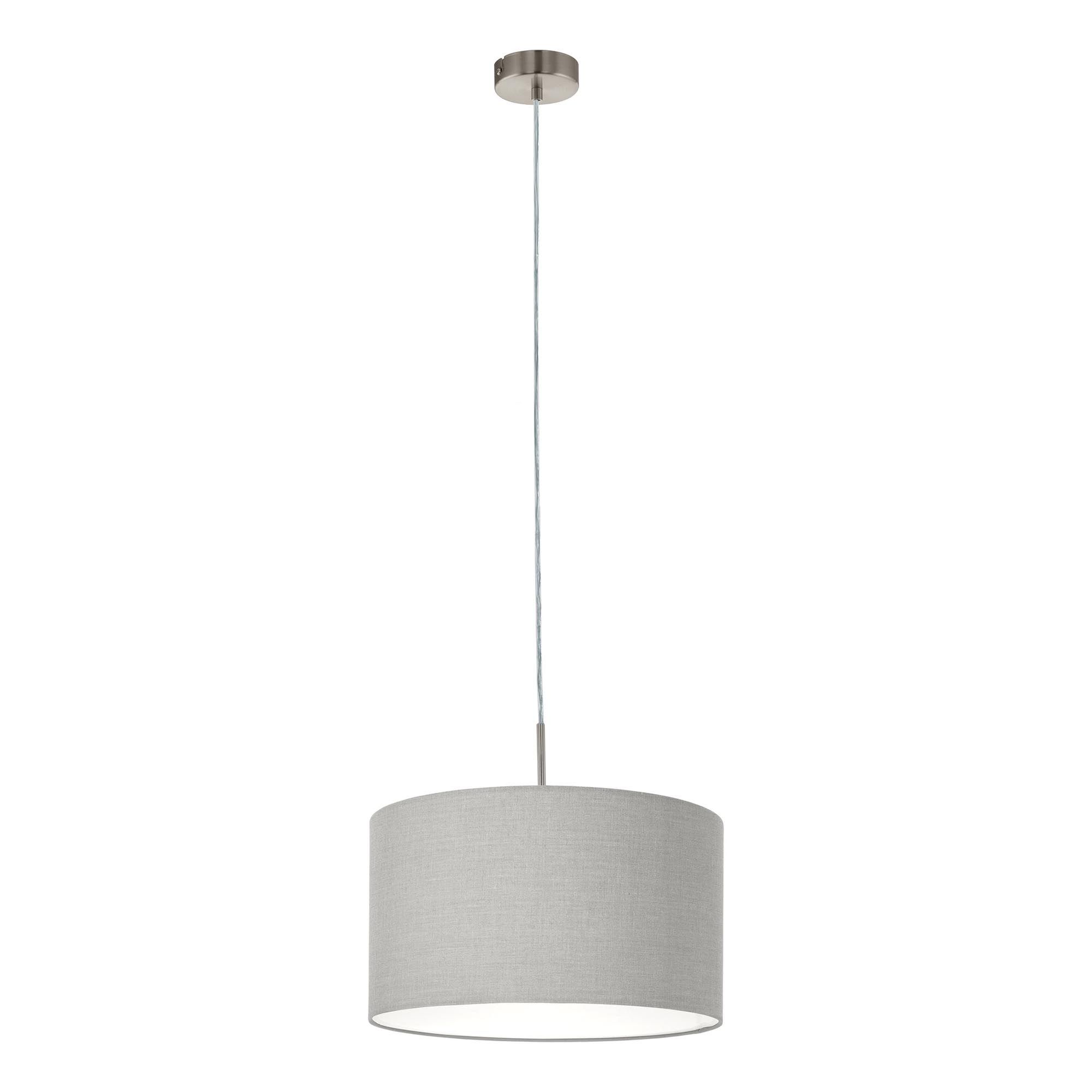 Suspension PASTERI tissu marron Ø38cm