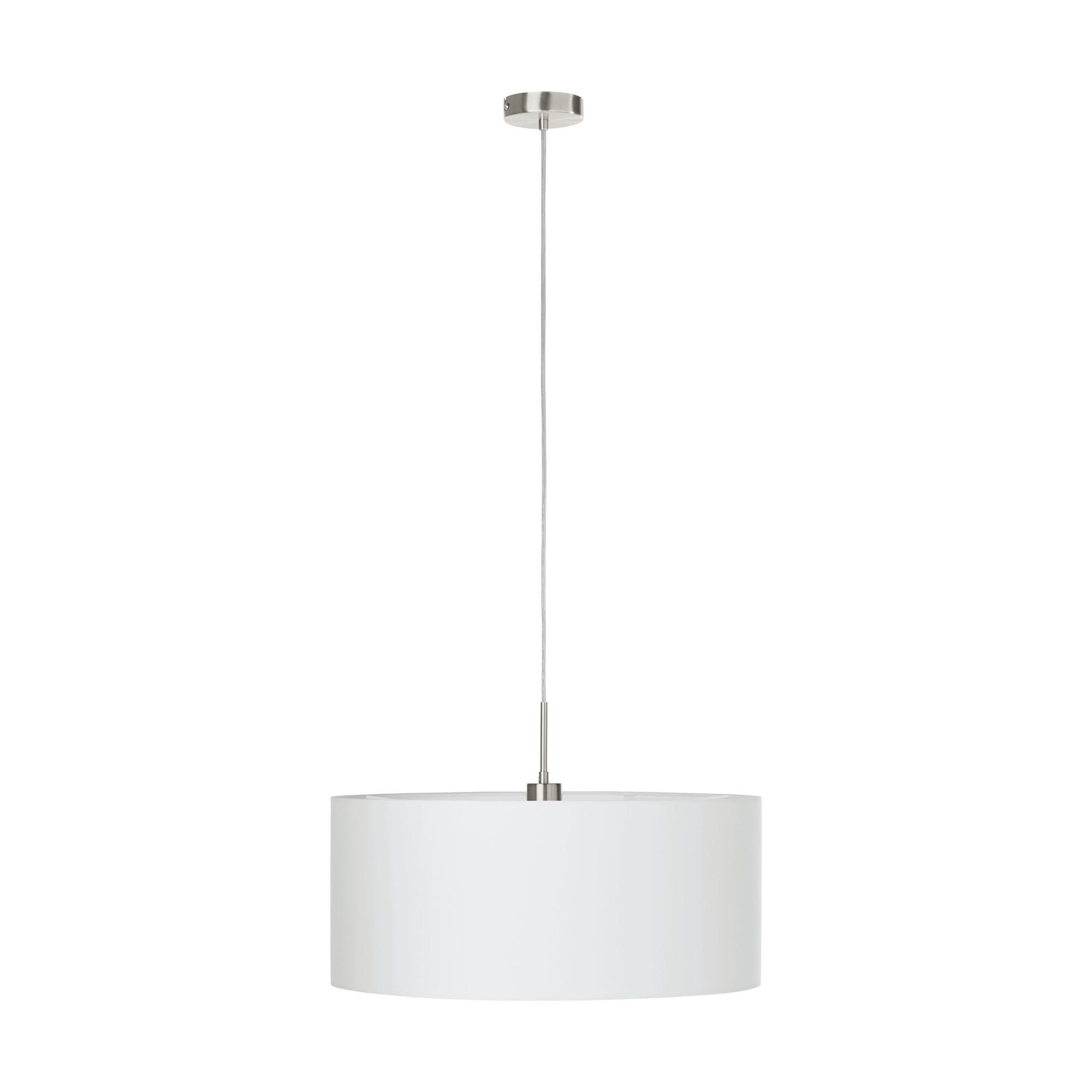 Suspension PASTERI tissu blanc Ø53cm