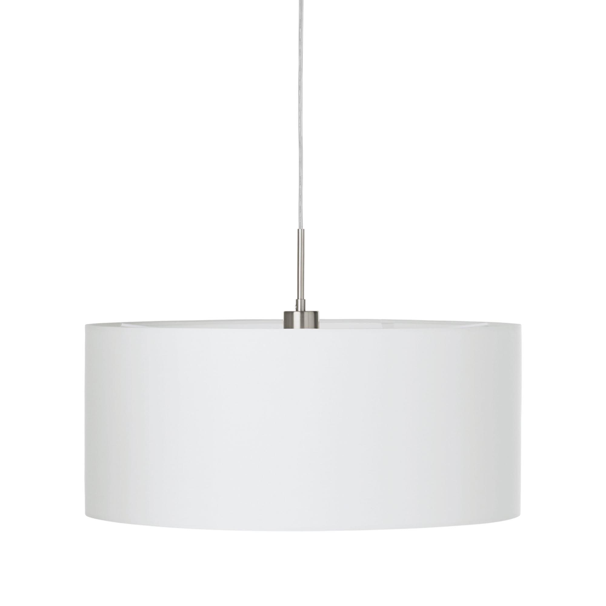Suspension PASTERI tissu blanc Ø53cm