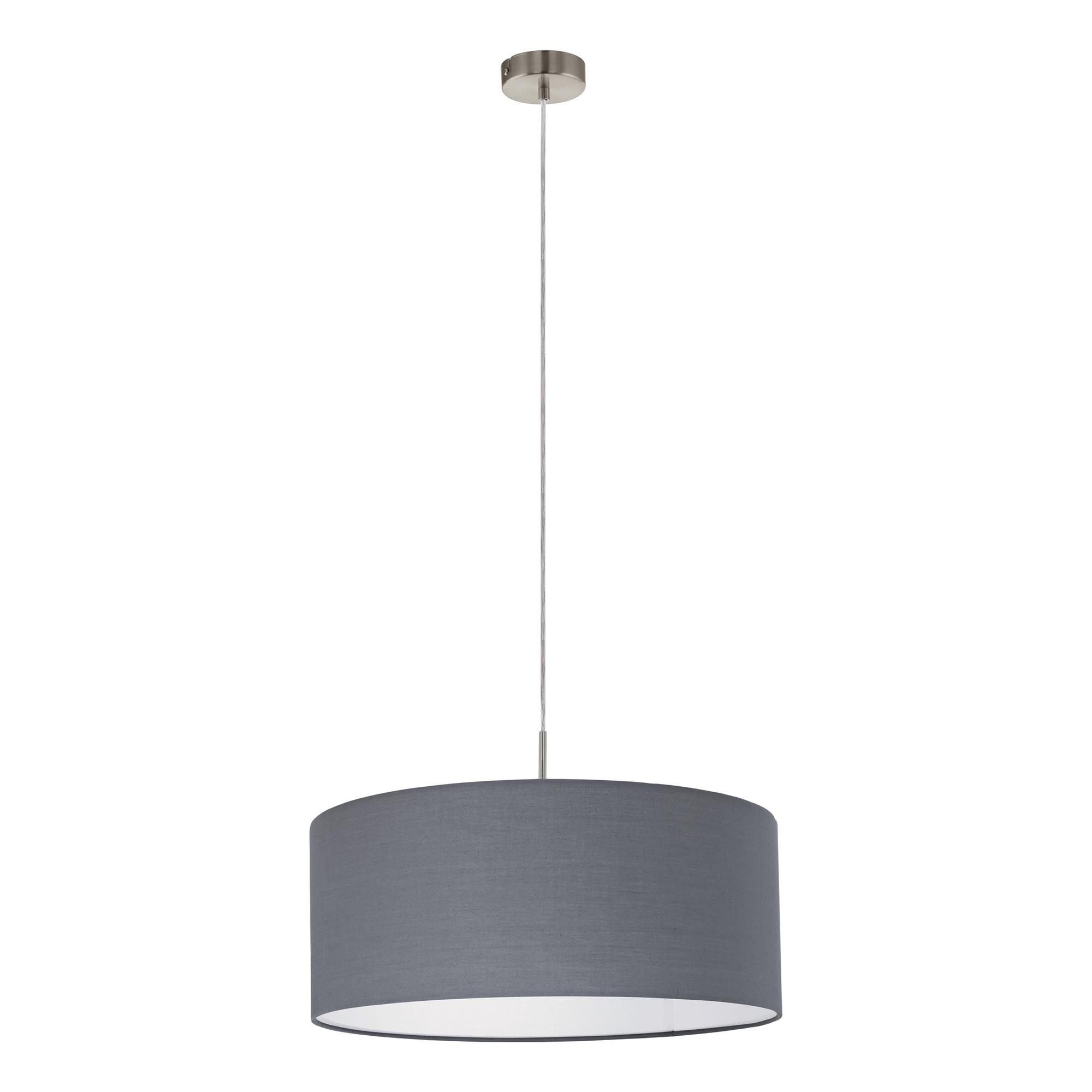 Suspension PASTERI tissu gris Ø53cm