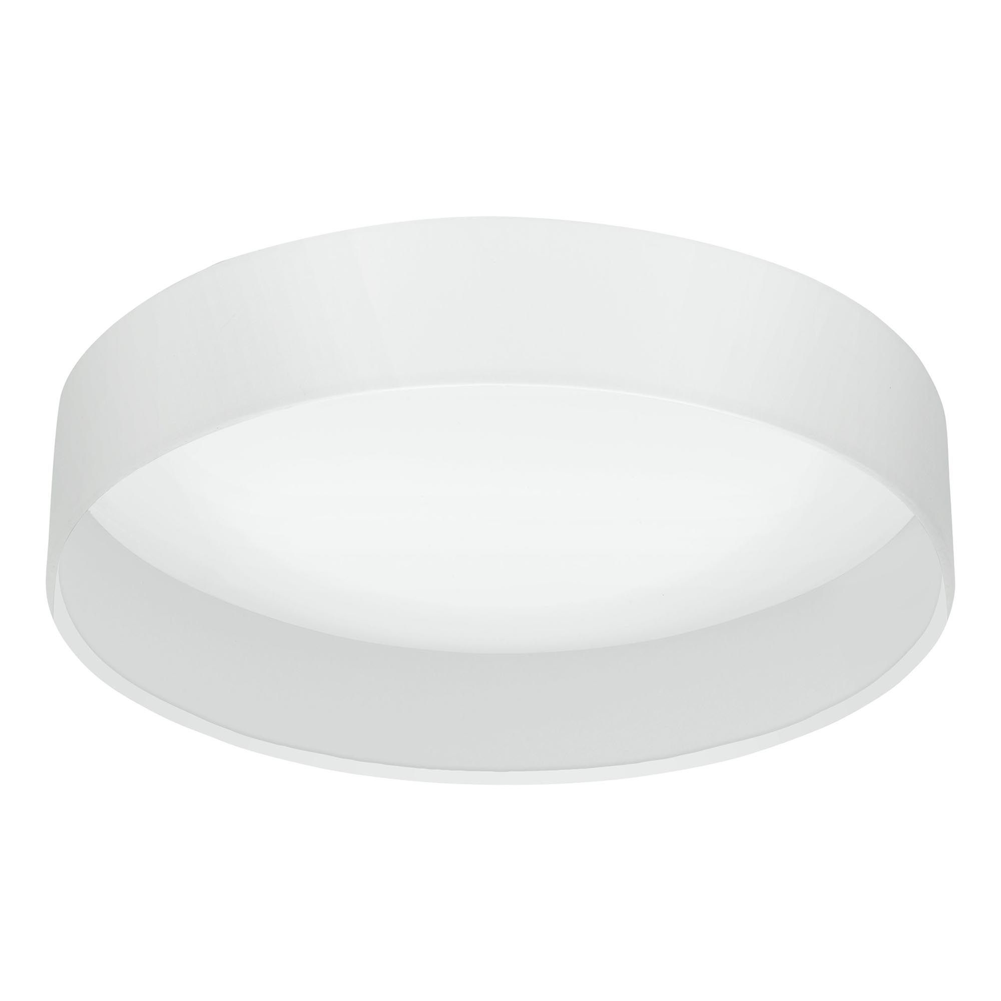 Suspension LED PASTERI tissu blanc Ø32cm