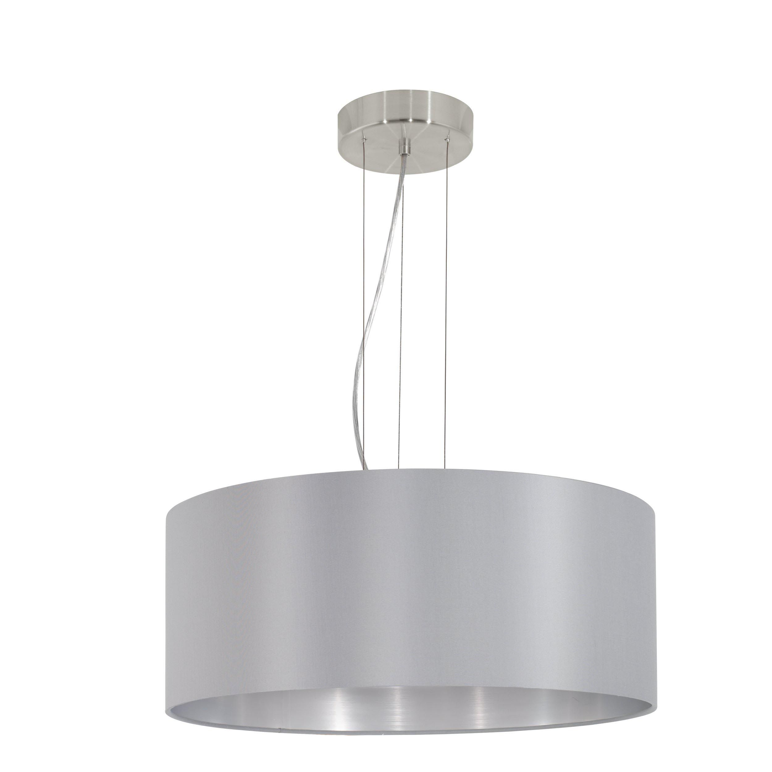 Suspension MASERLO gris/argenté Ø53cm