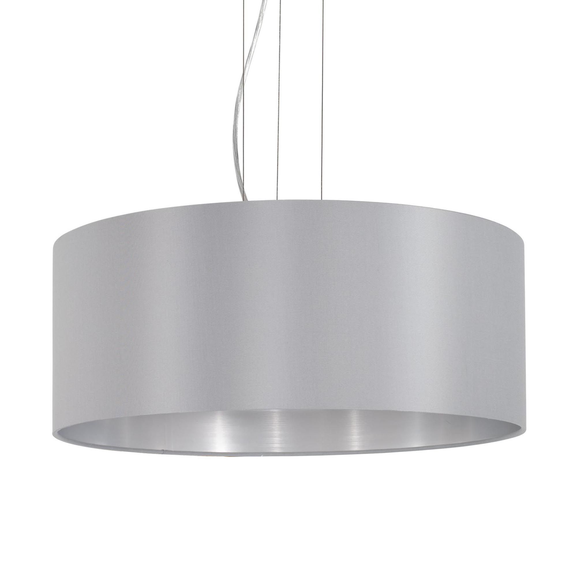 Suspension MASERLO gris/argenté Ø53cm