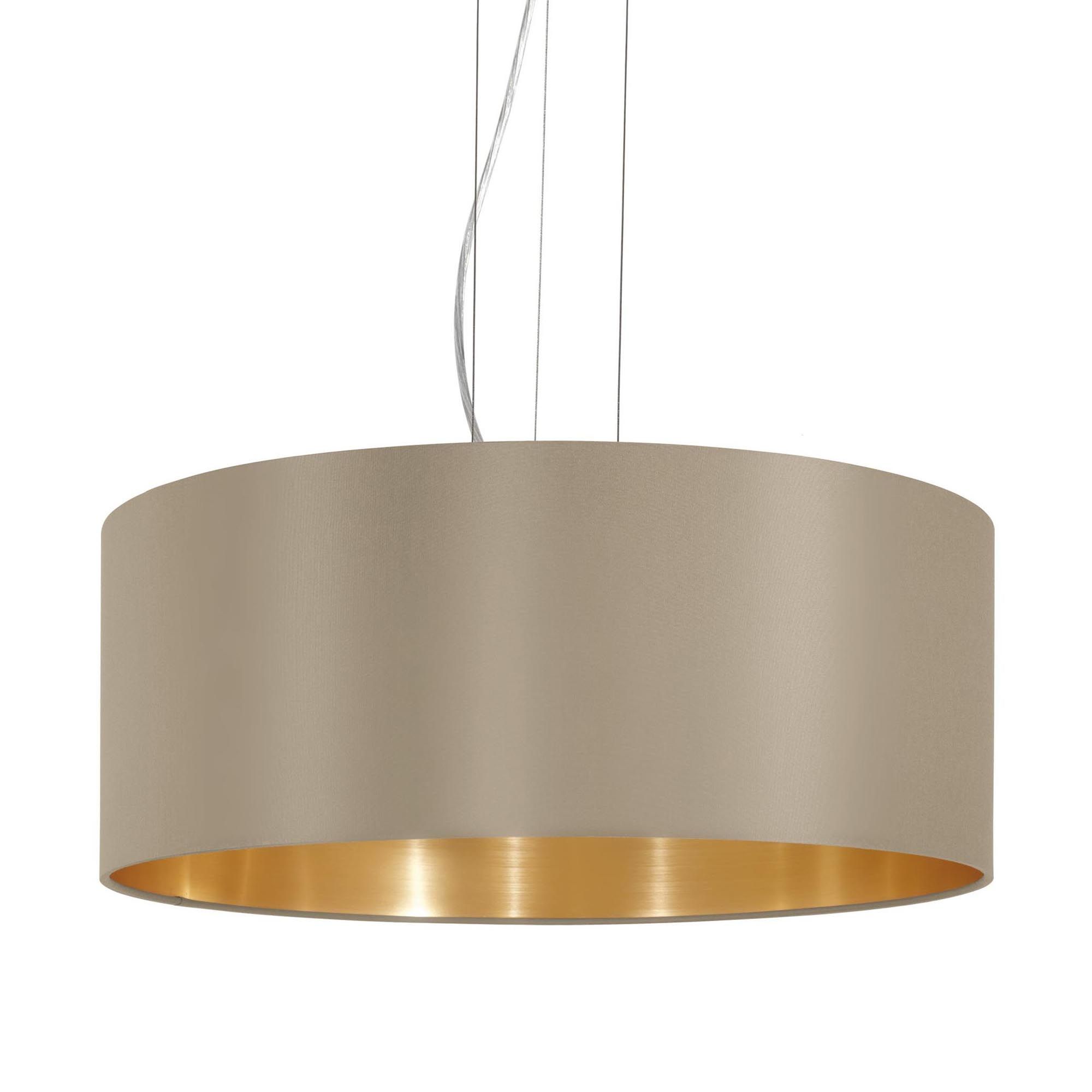 Suspension MASERLO taupe Ø53cm