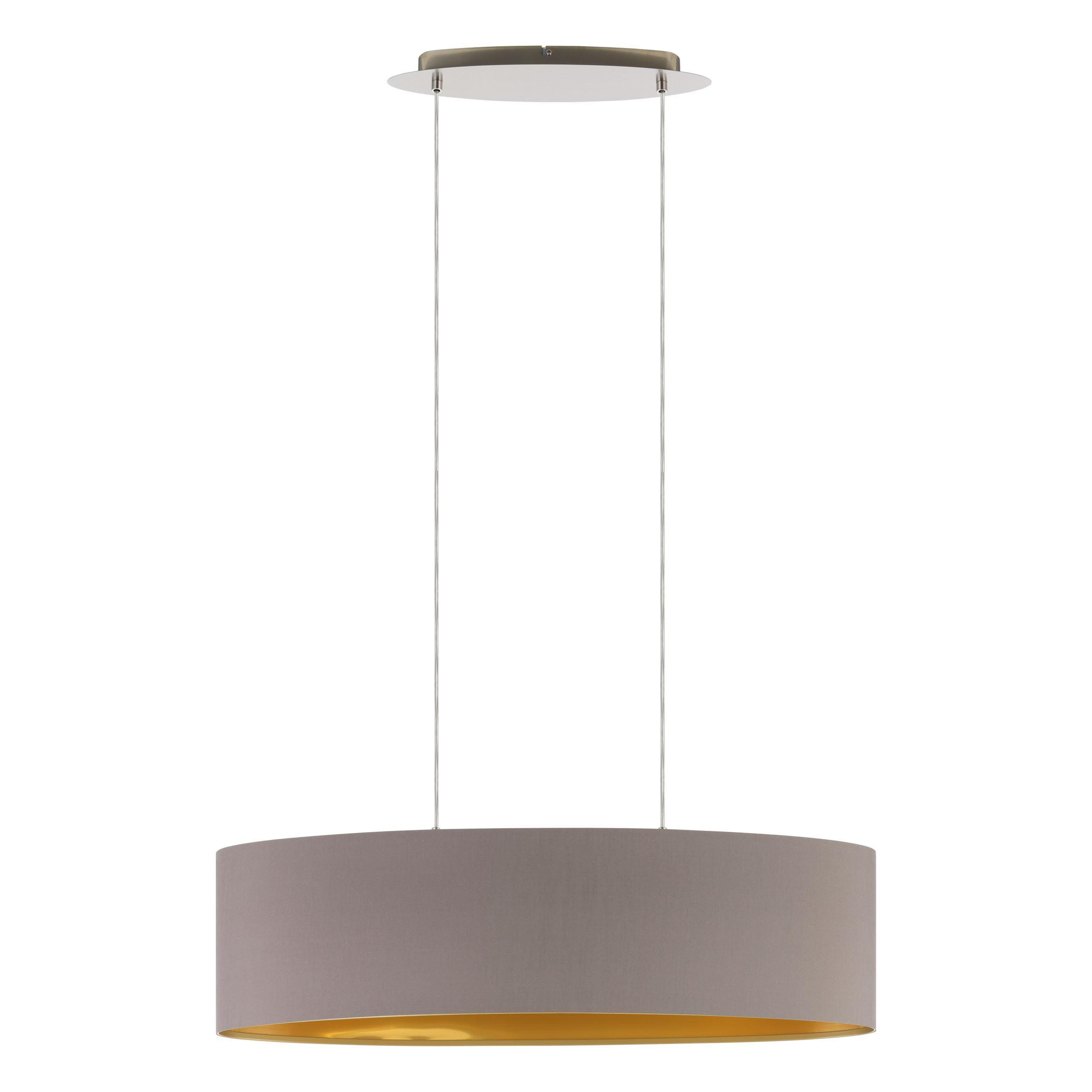 Suspension MASERLO marron/doré L78cm