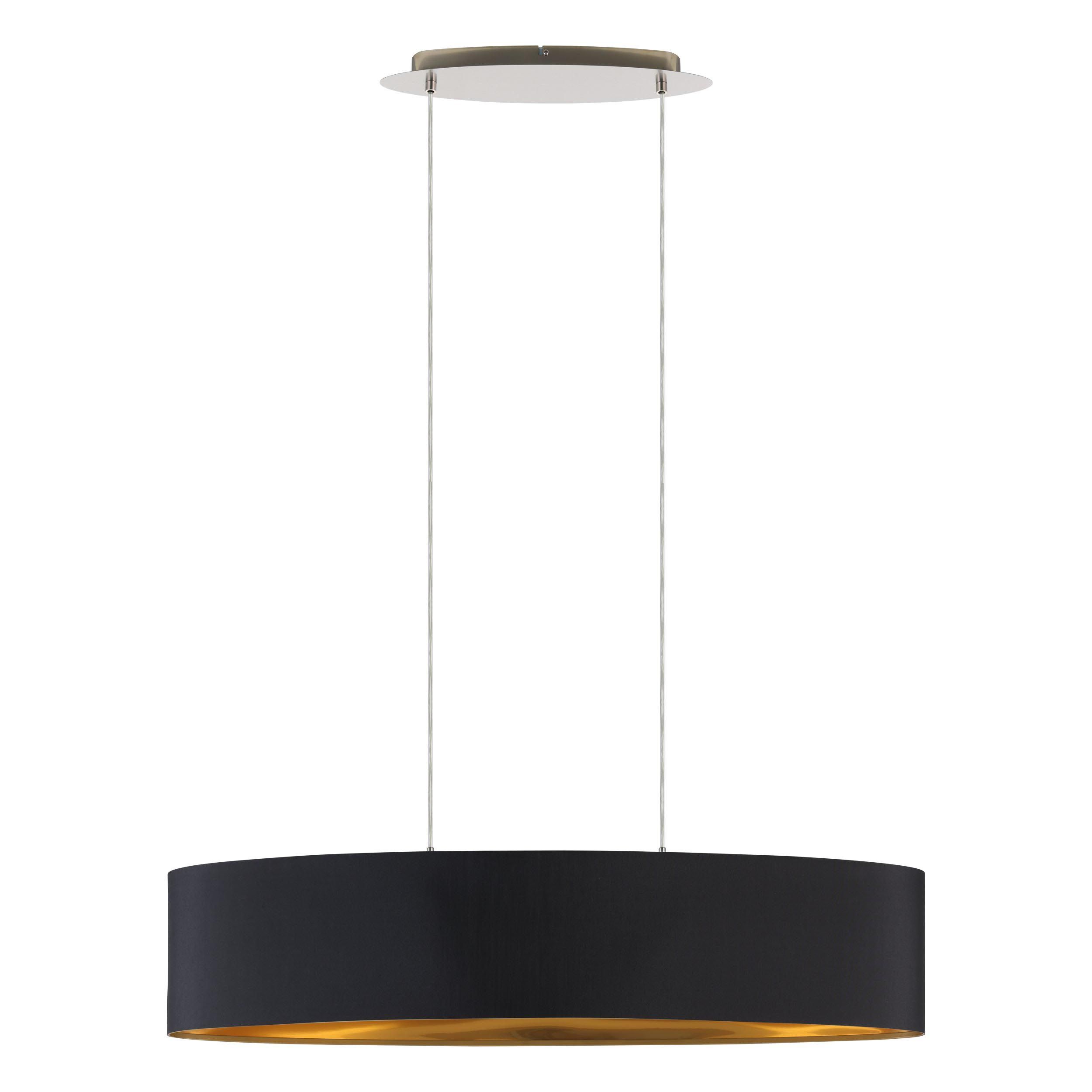Suspension MASERLO noir/doré L100cm