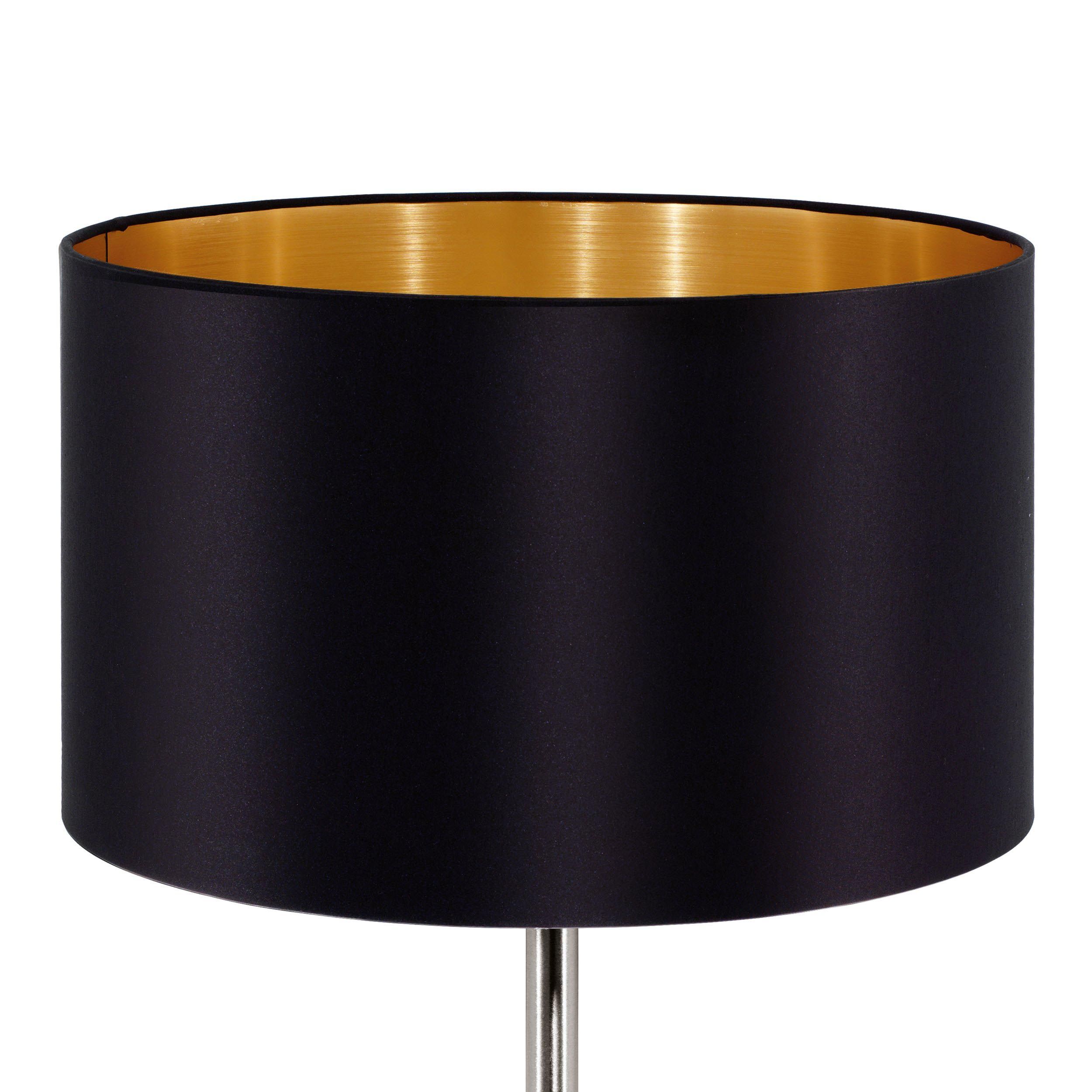 Lampe à poser MASERLO nickel/noir H42cm
