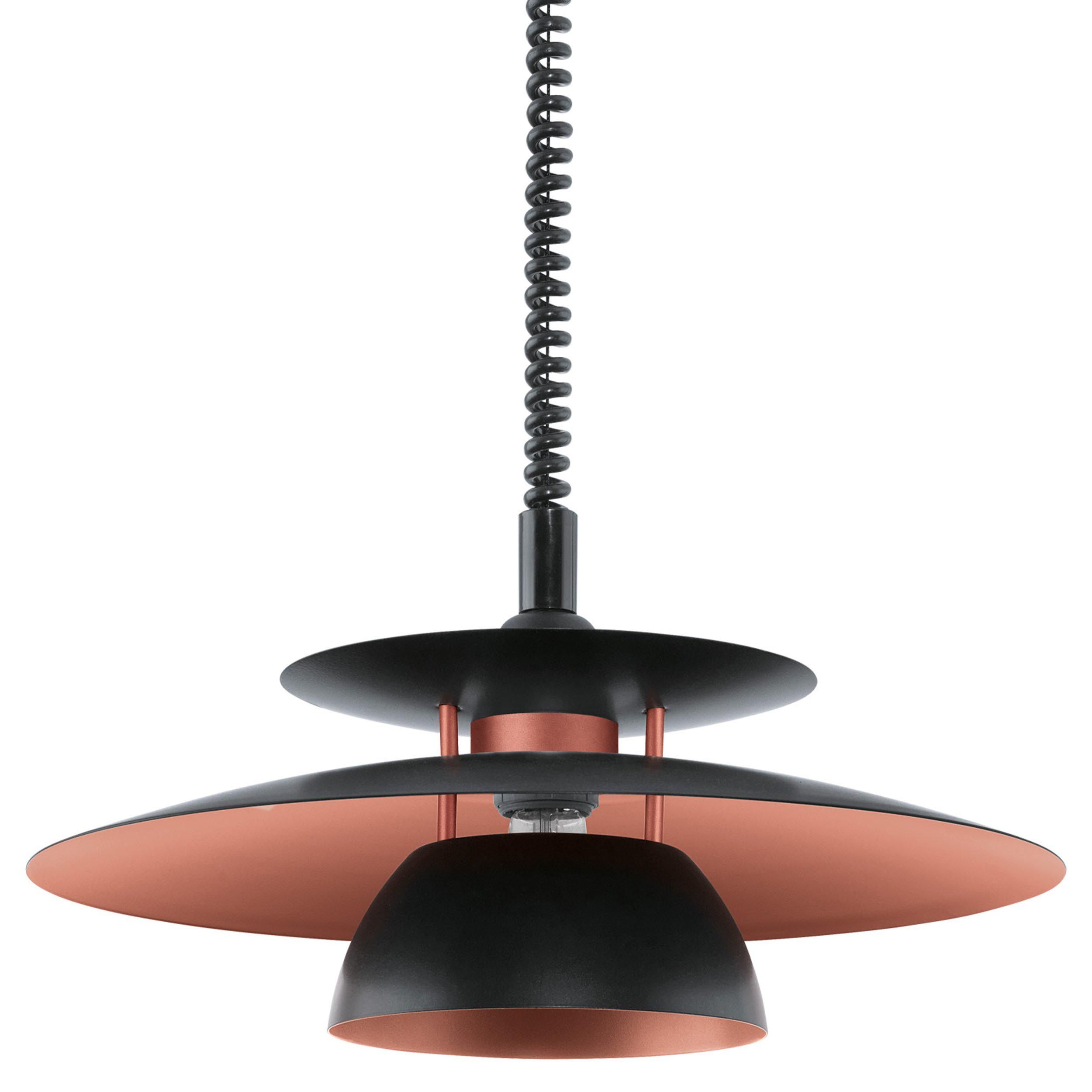 Suspension BRENDA noir/doré Ø43cm