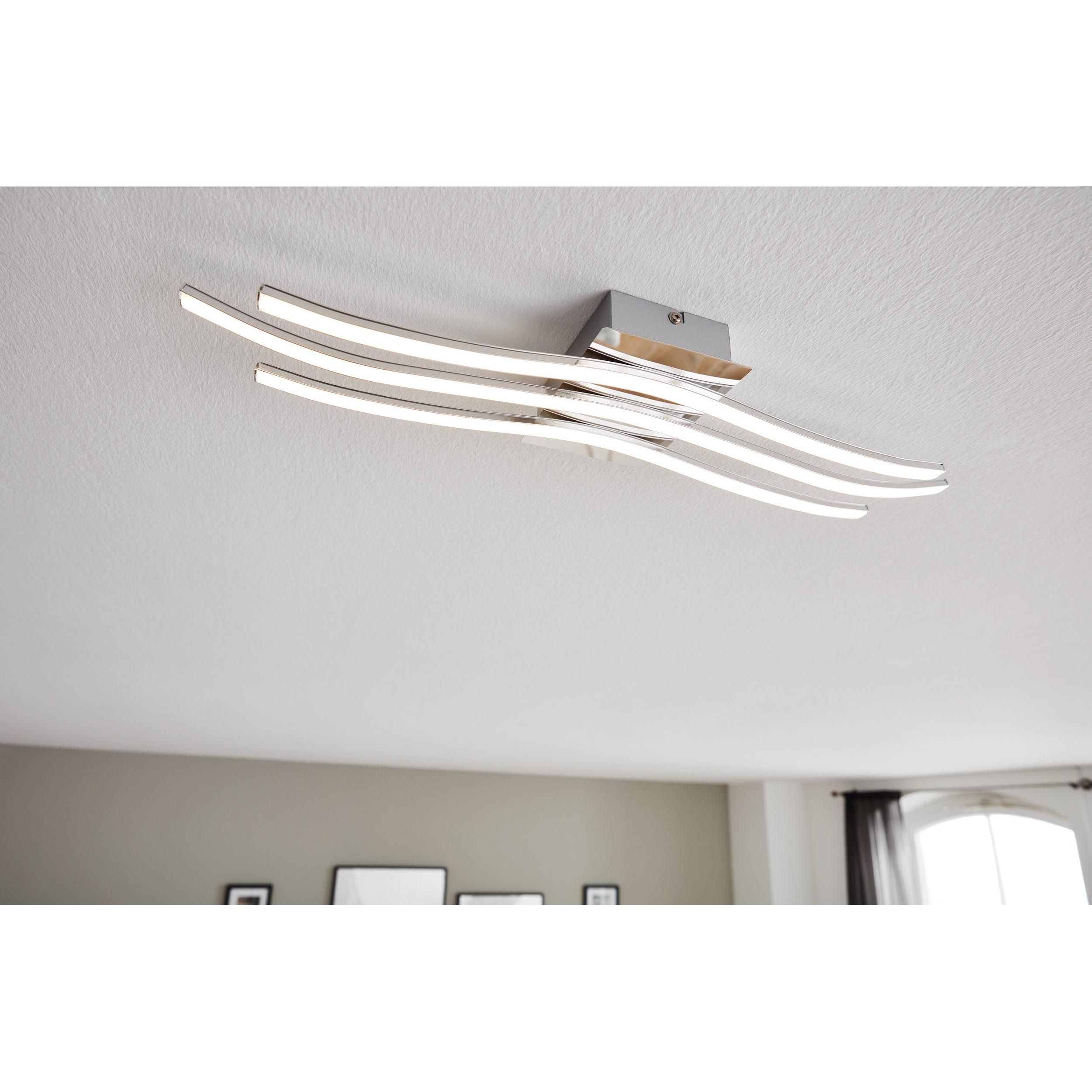 Plafonnier LED RONCADE chrome L65