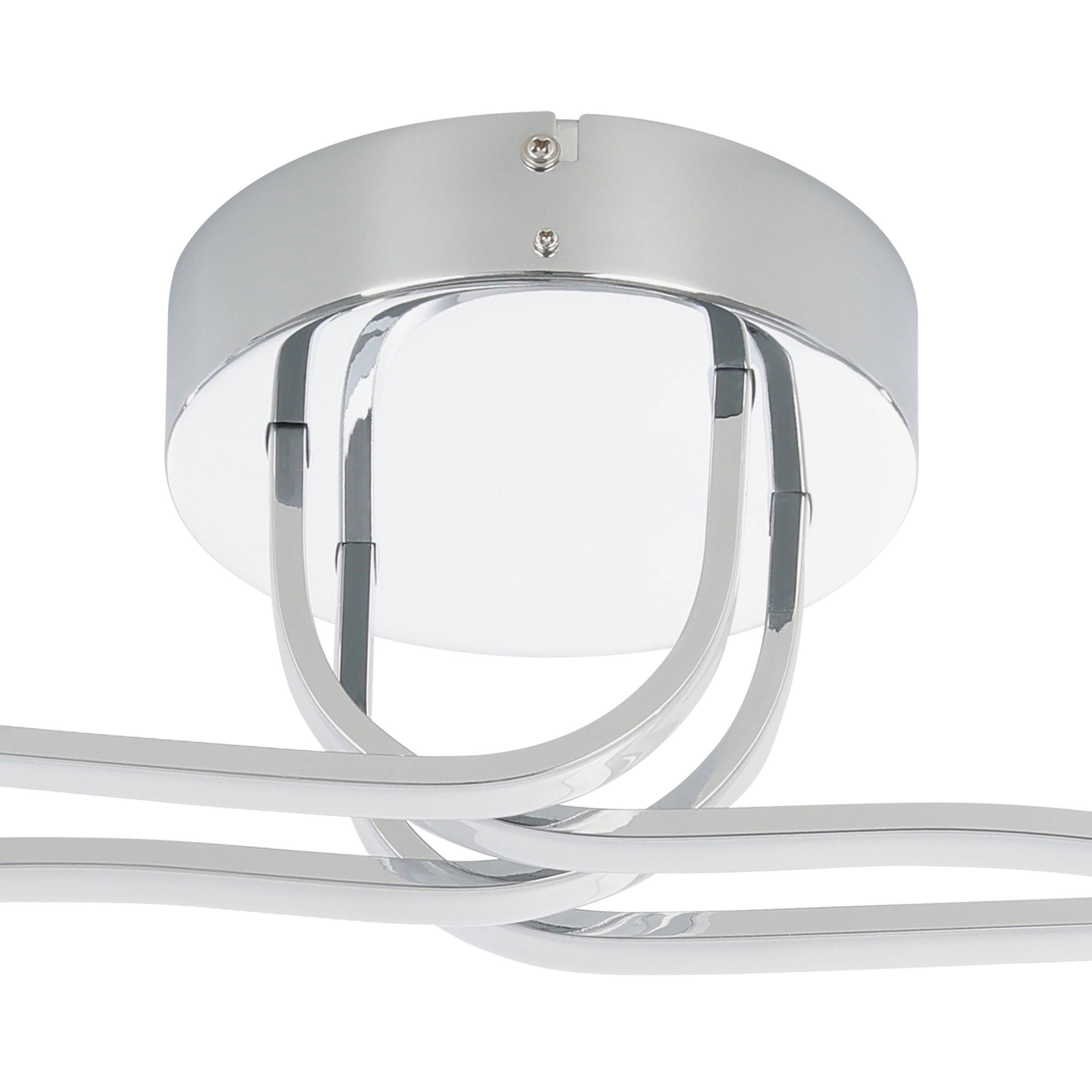 Plafonnier LED RONCADE chrome L108,5cm