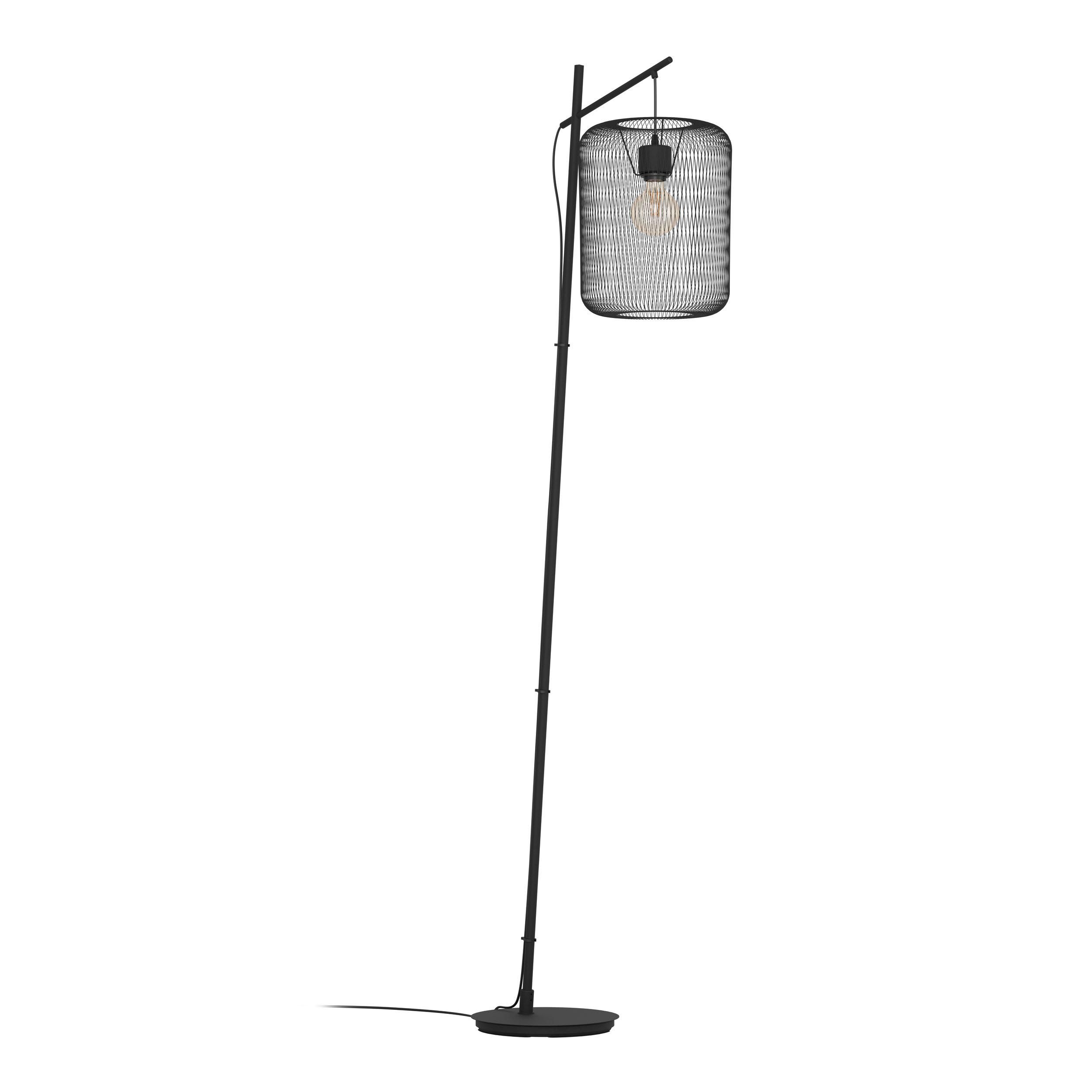 Lampadaire WRINGTON noir H194cm