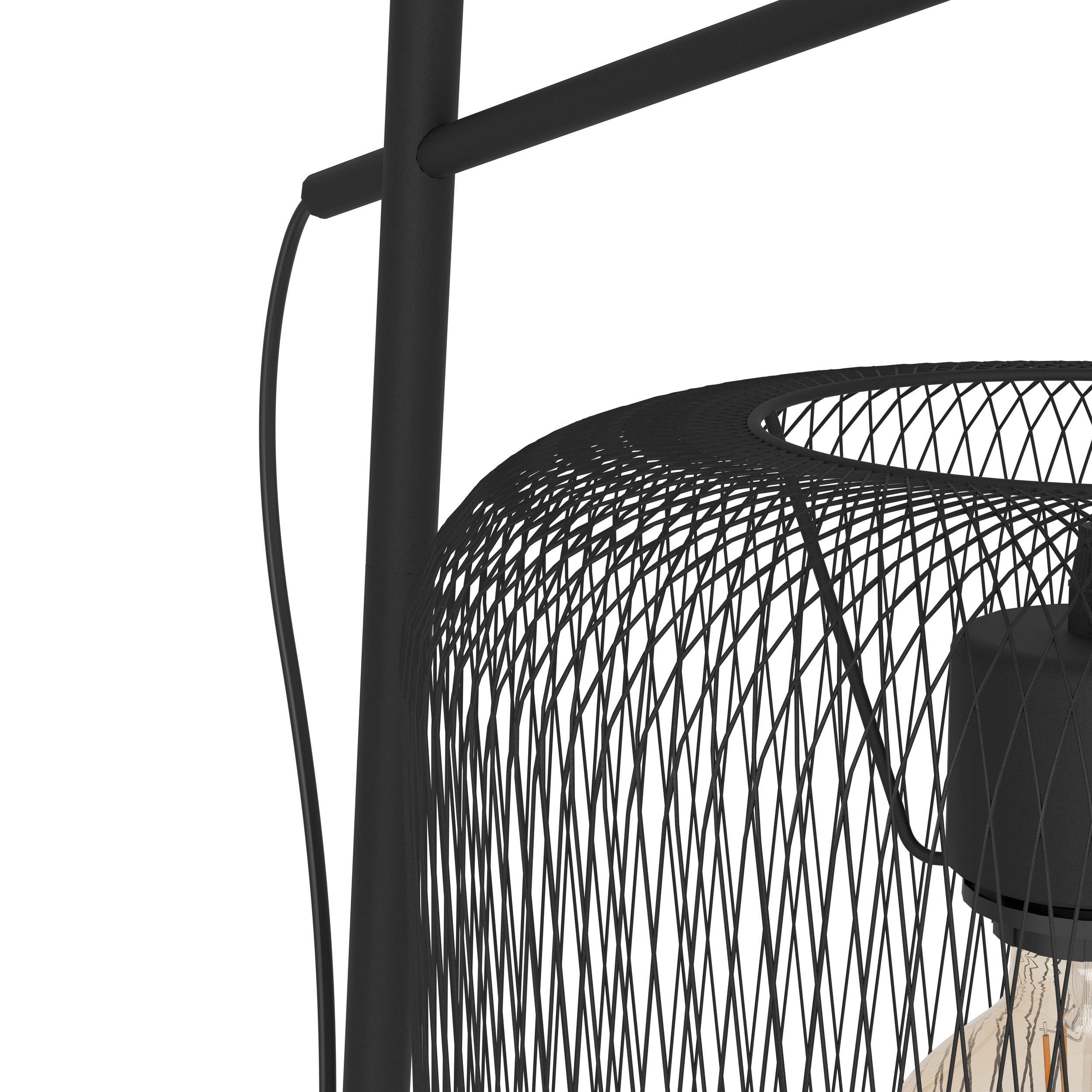 Lampadaire WRINGTON noir H194cm