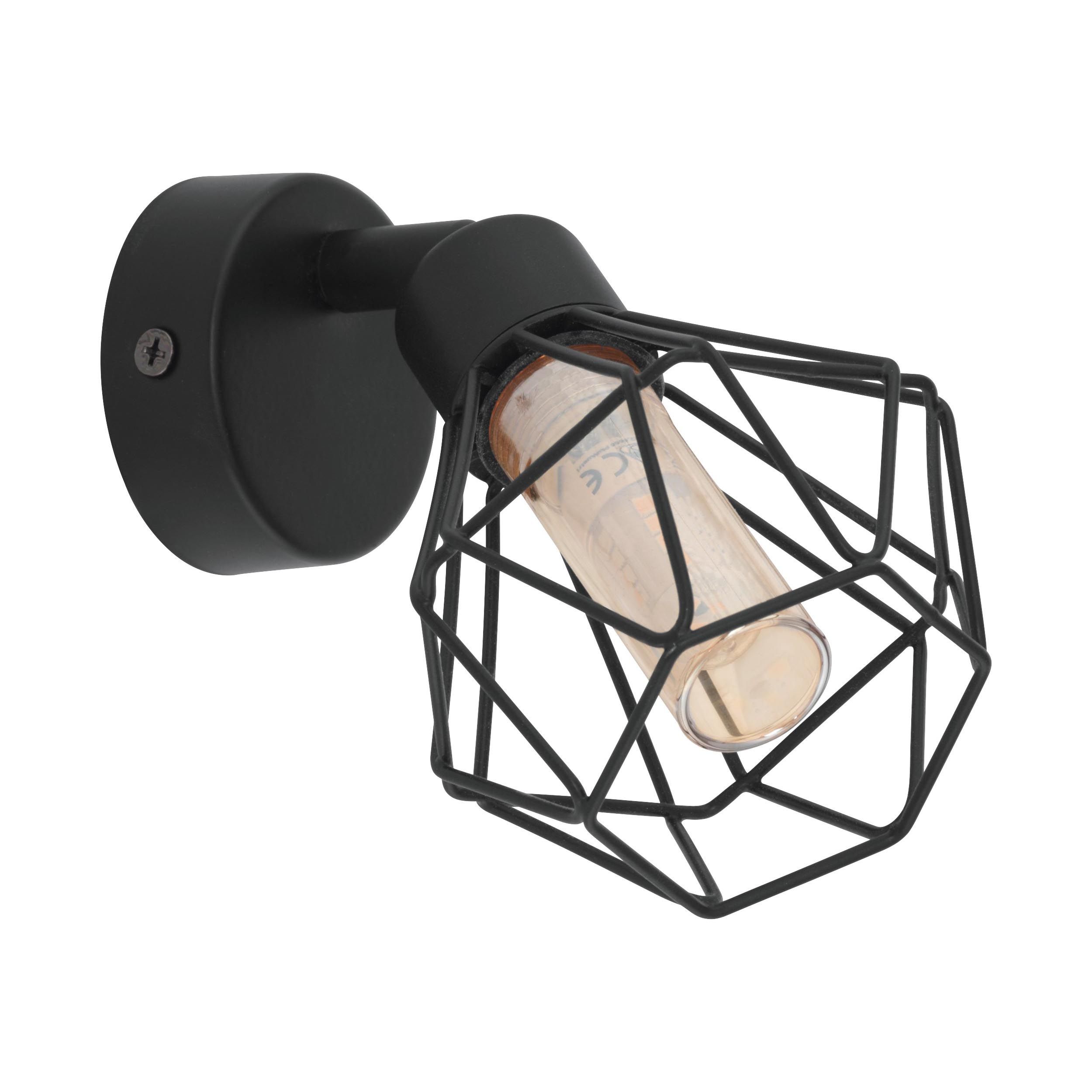 Spot ZAPATA noir Ø6cm