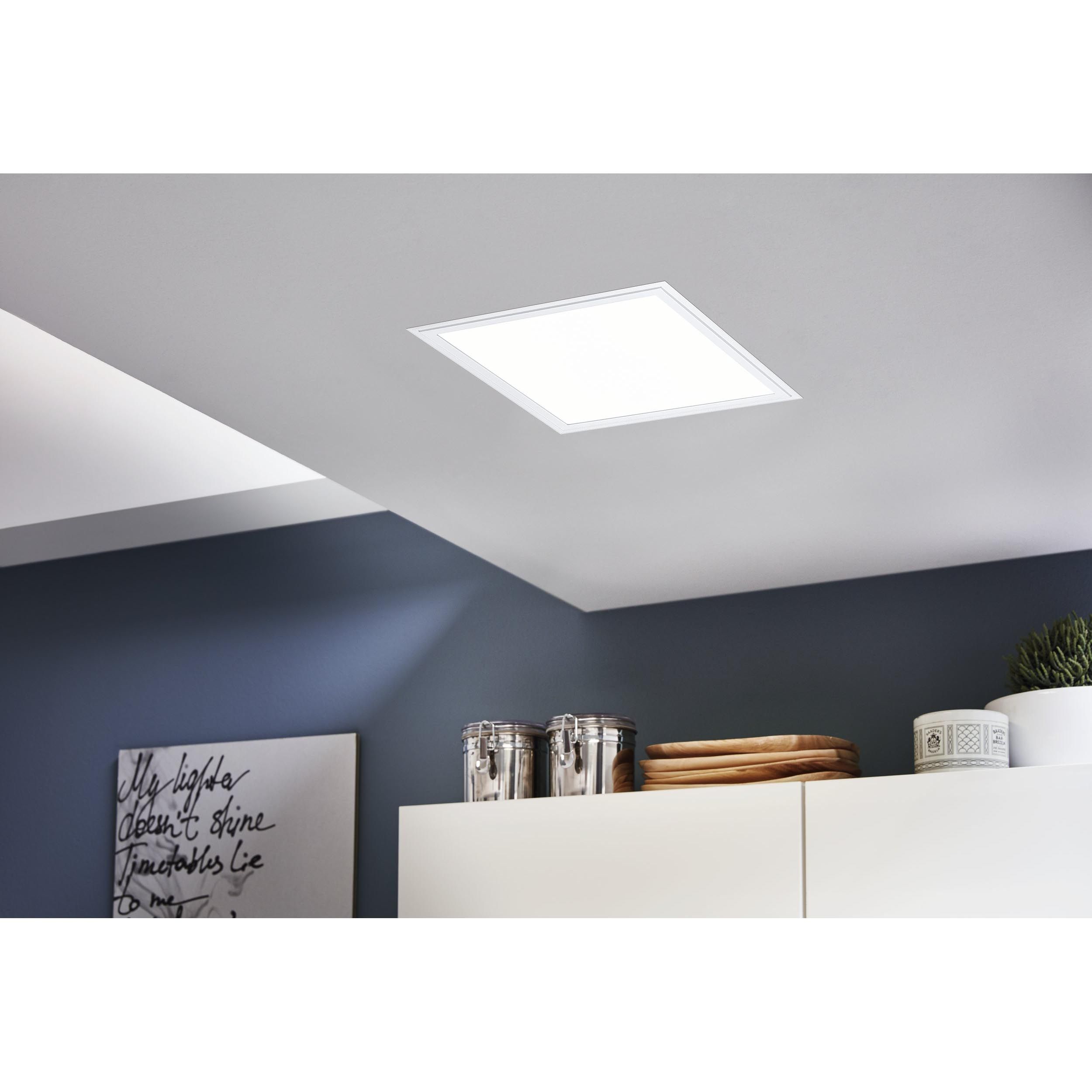 Plafonnier LED SALOBRENA 1 blanc Ø30cm