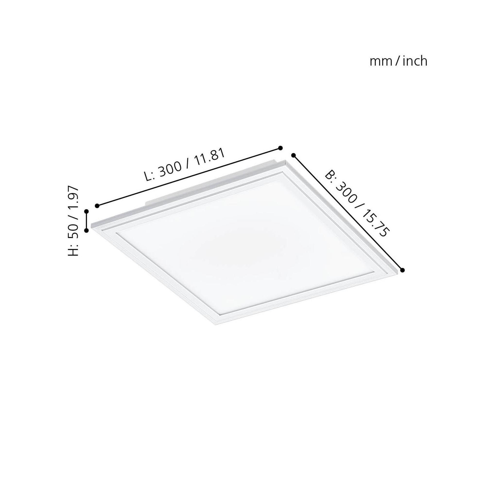Plafonnier LED SALOBRENA 1 blanc Ø30cm