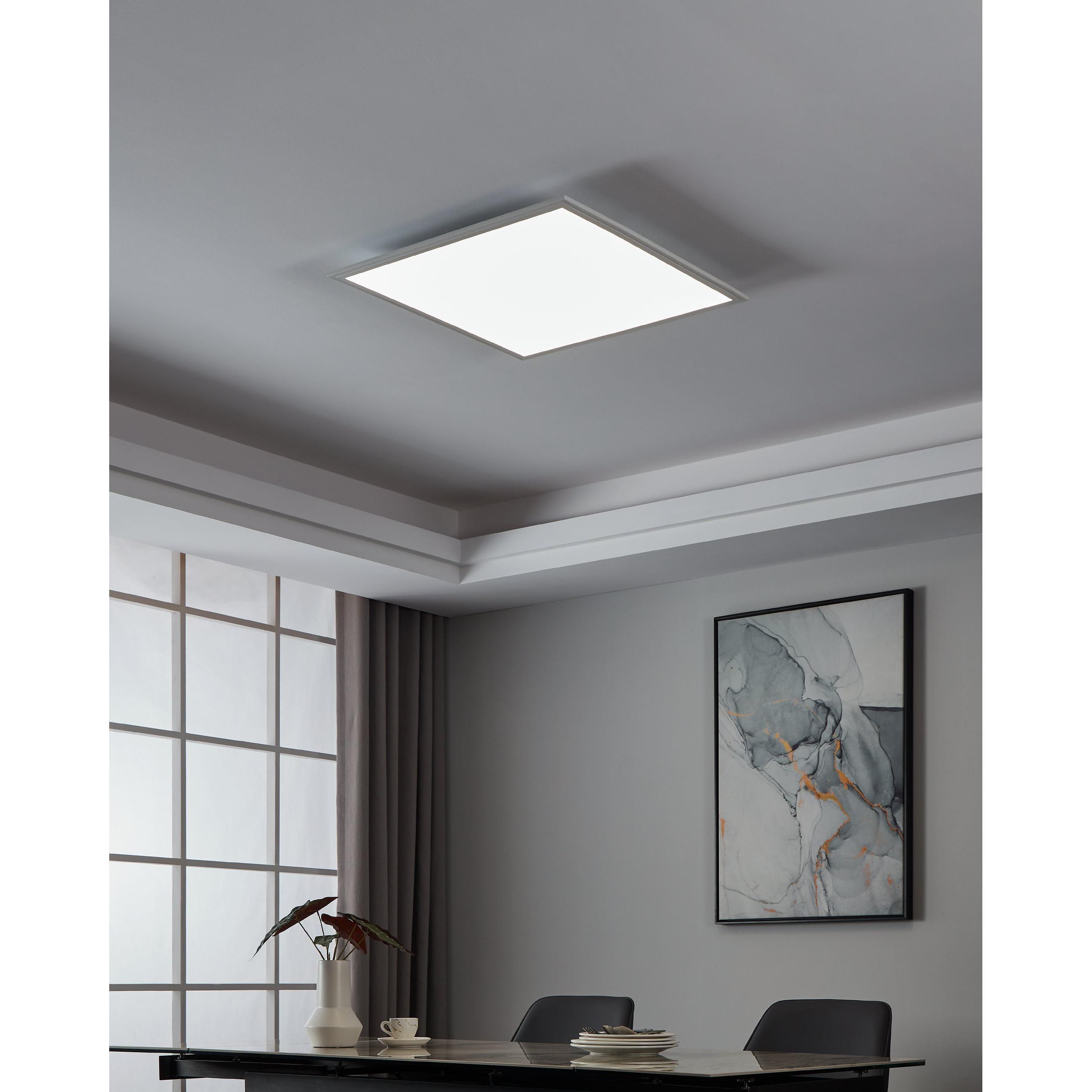 Plafonnier LED SALOBRENA 1 blanc Ø59,5cm