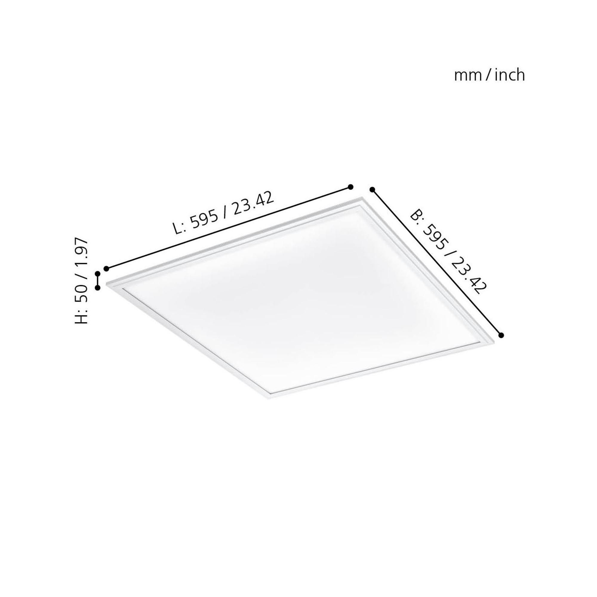 Plafonnier LED SALOBRENA 1 blanc Ø59,5cm