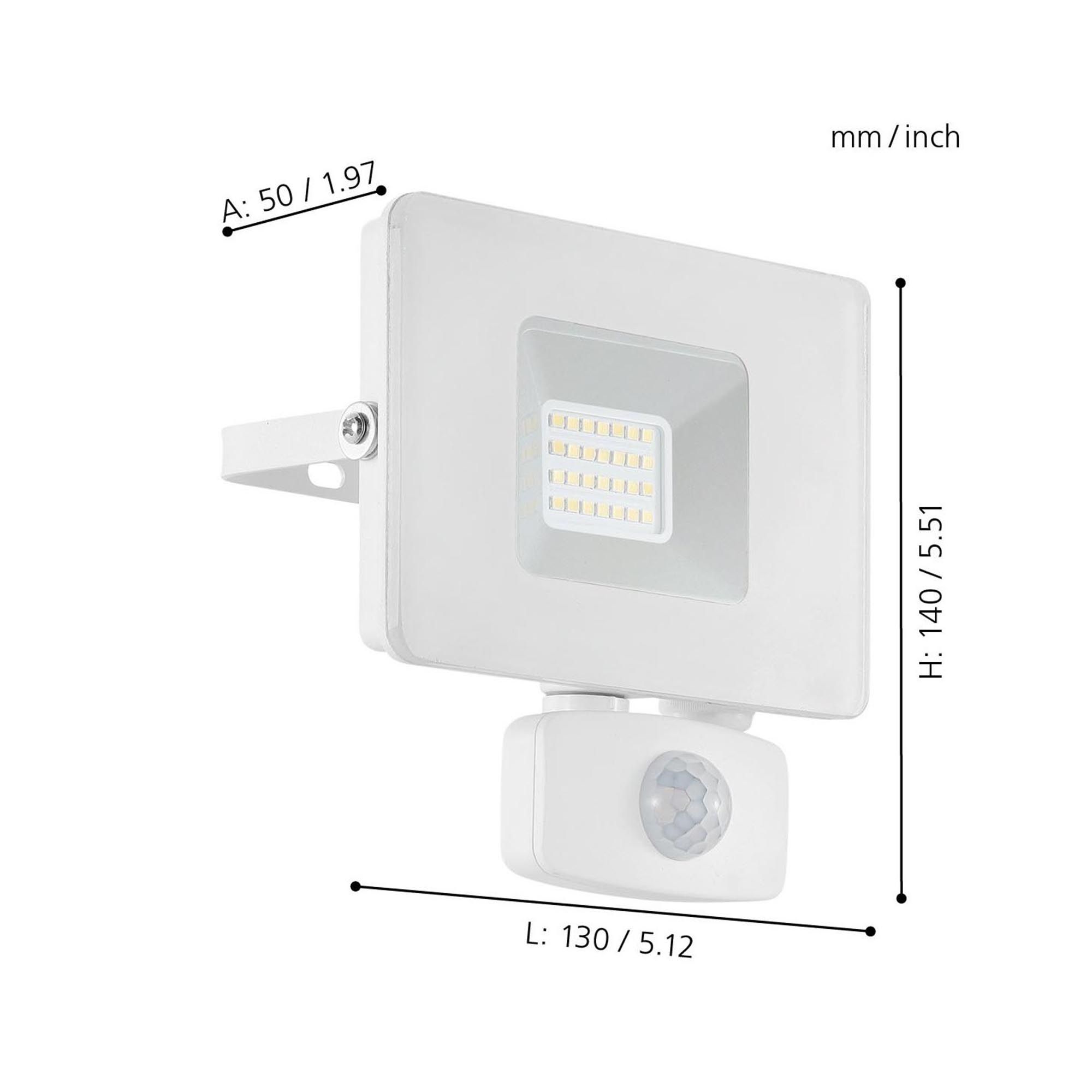 Applique extérieure LED FAEDO 3 blanc Ø13cm