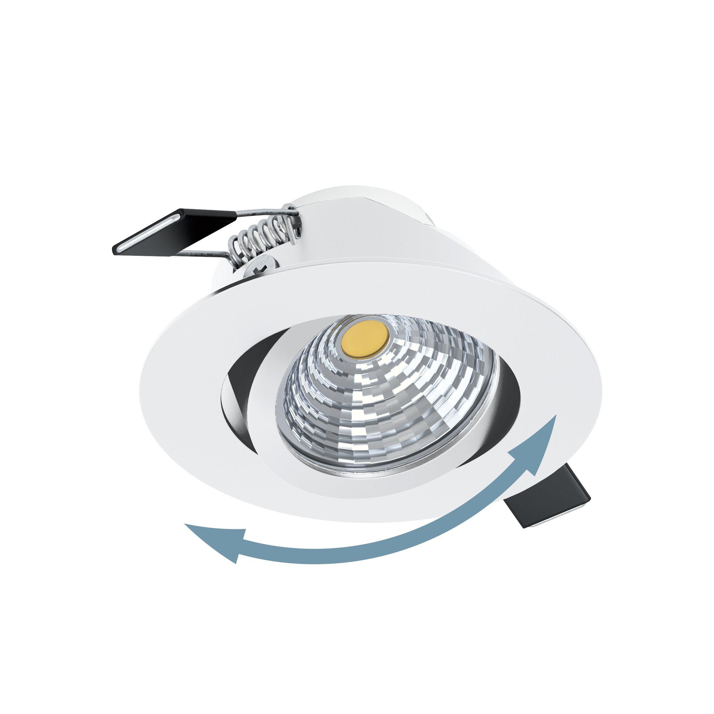 Spots à encastrer X3 LED SALICETO blanc Ø8,8cm