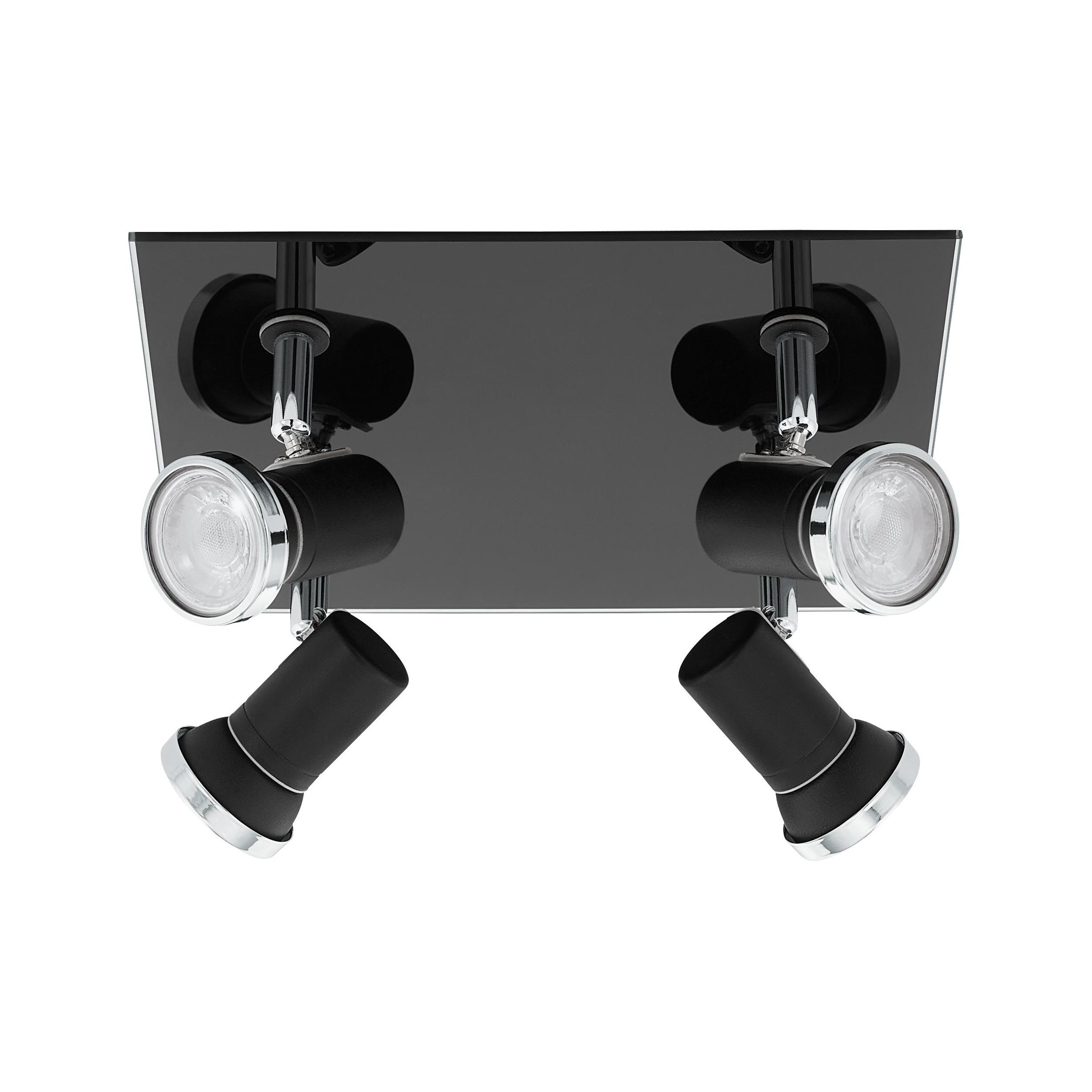 Plafonnier TAMARA 1 noir L24cm