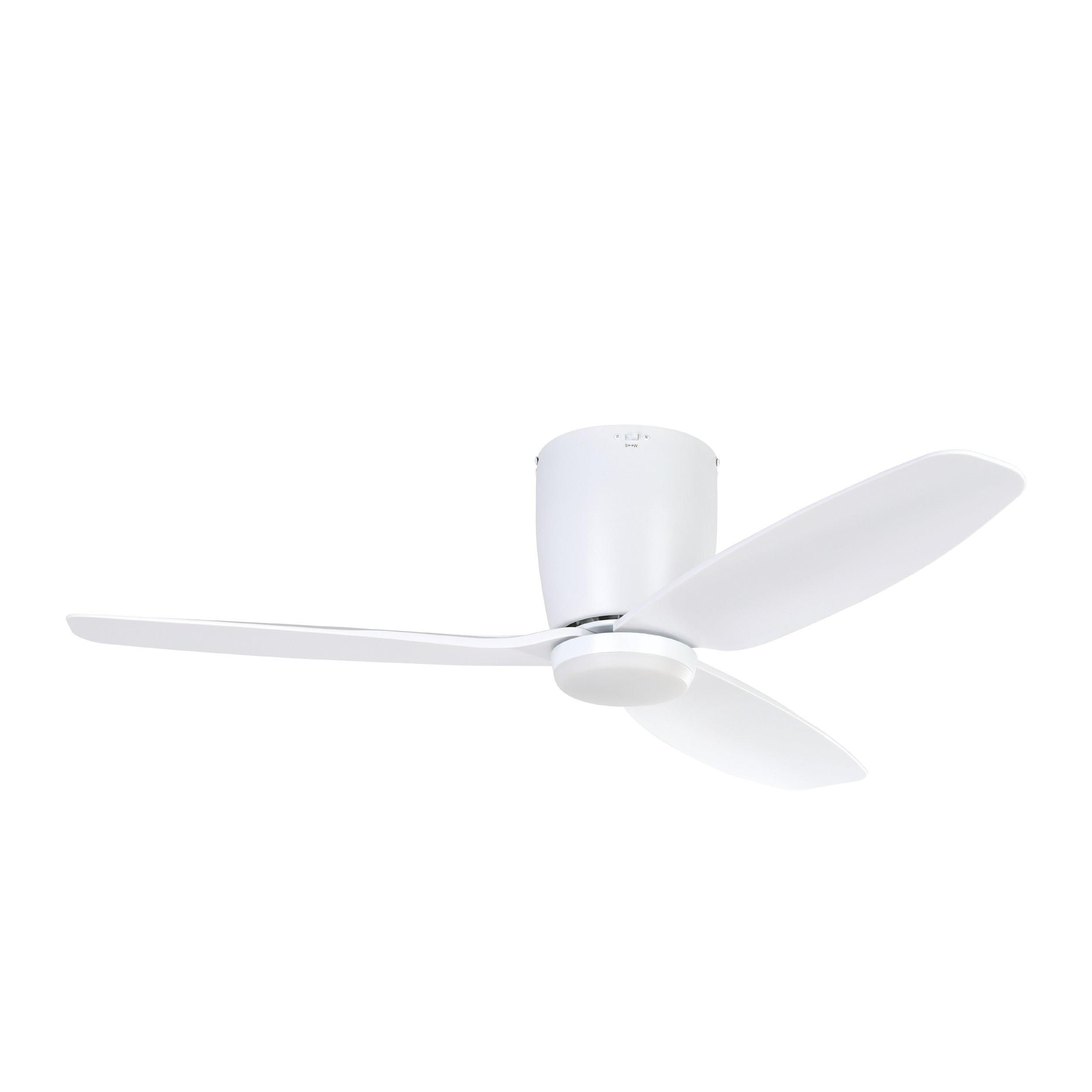 Ventilateur LED BAVARO blanc Ø112cm