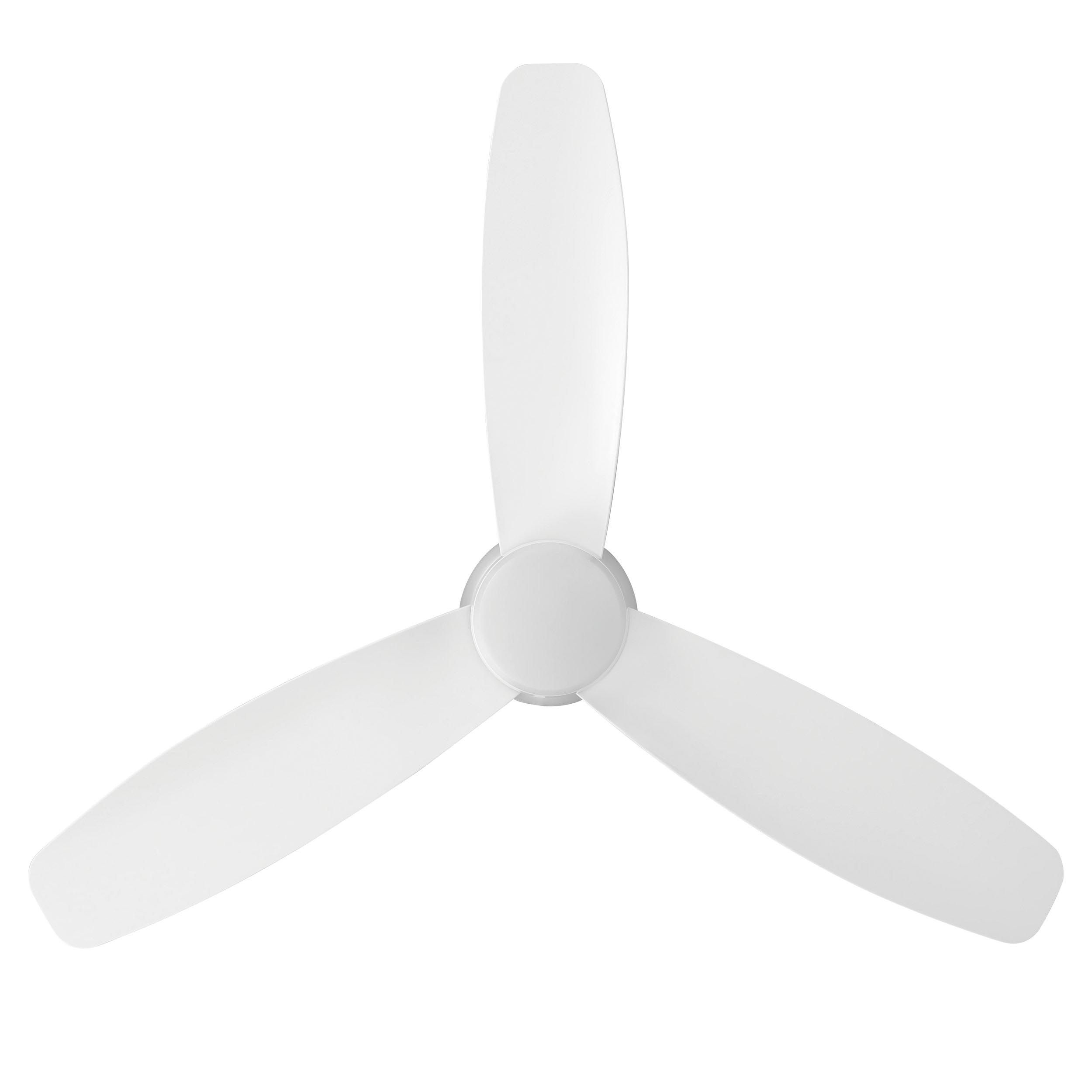 Ventilateur LED BAVARO blanc Ø112cm