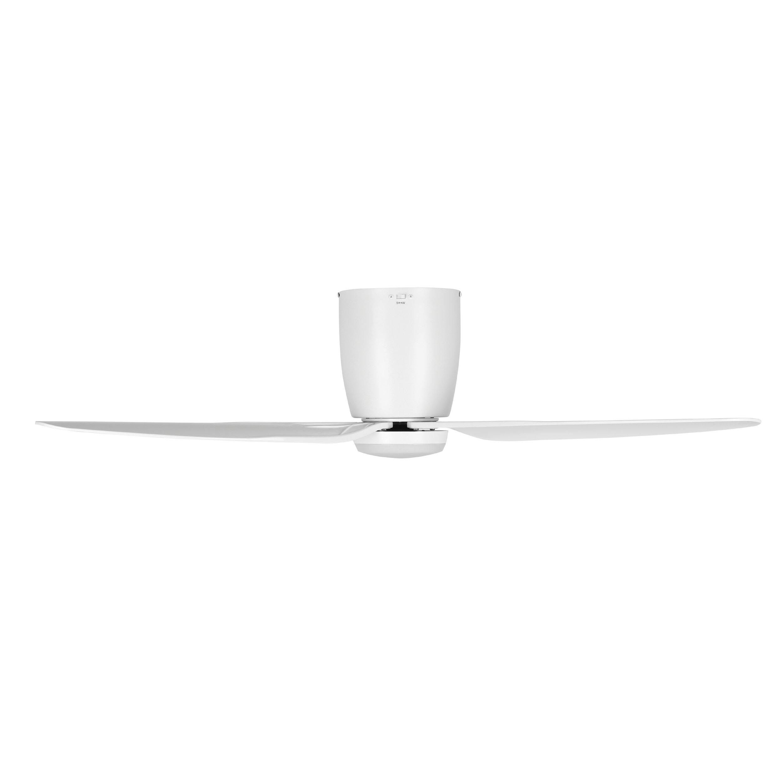 Ventilateur LED BAVARO blanc Ø112cm