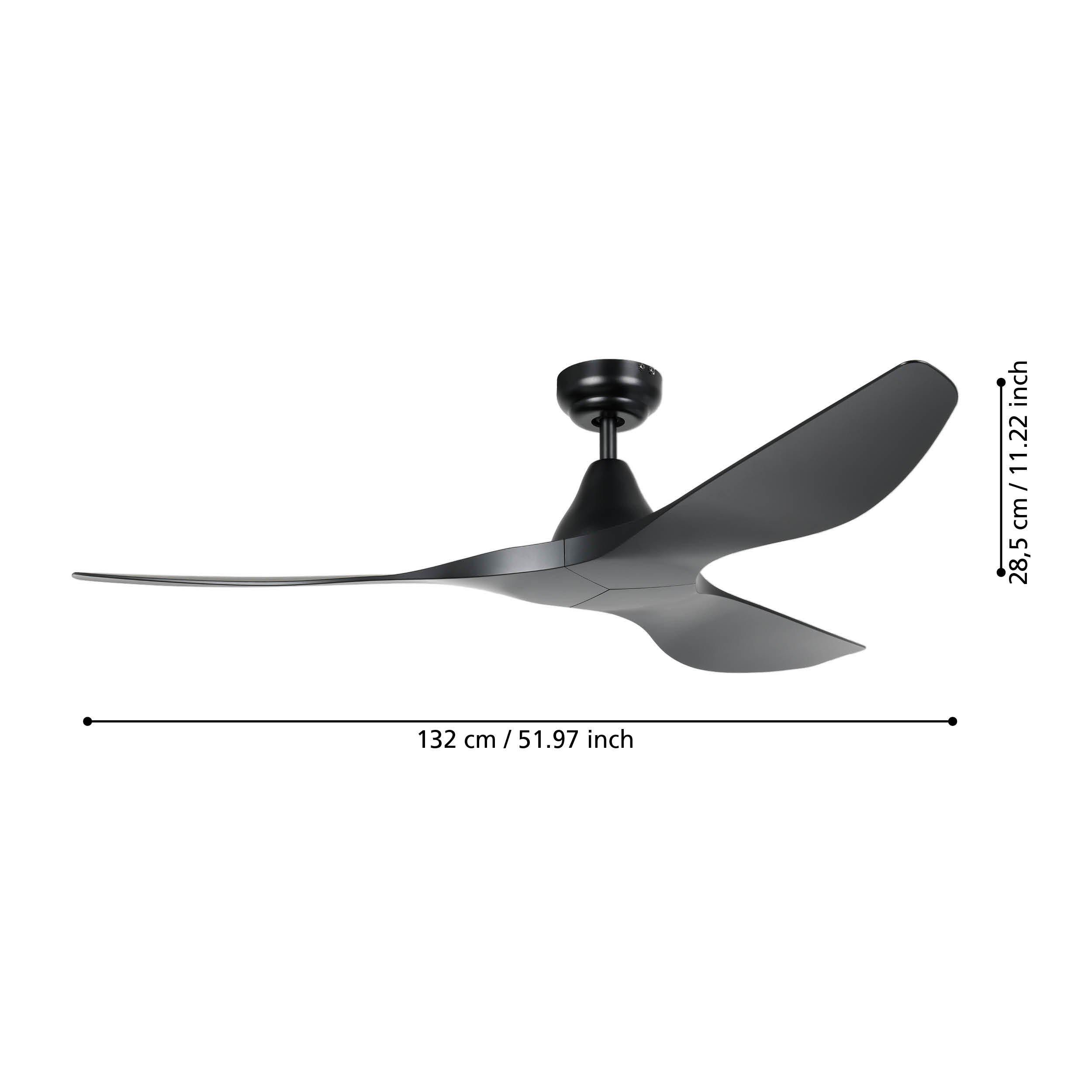 Ventilateur plastique noir PORTSEA  1XW