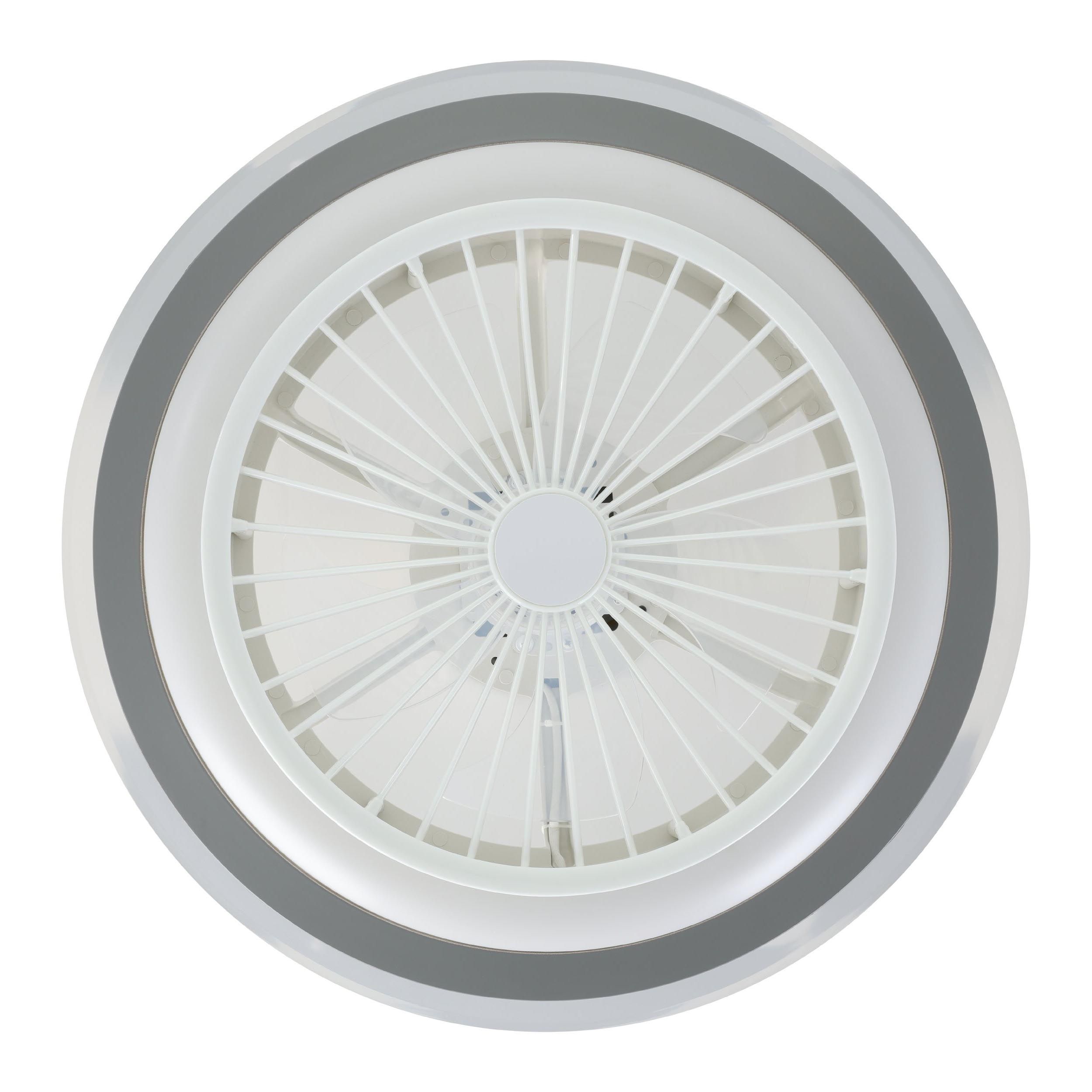 Ventilateur LED ALBUFEIRA blanc Ø50cm
