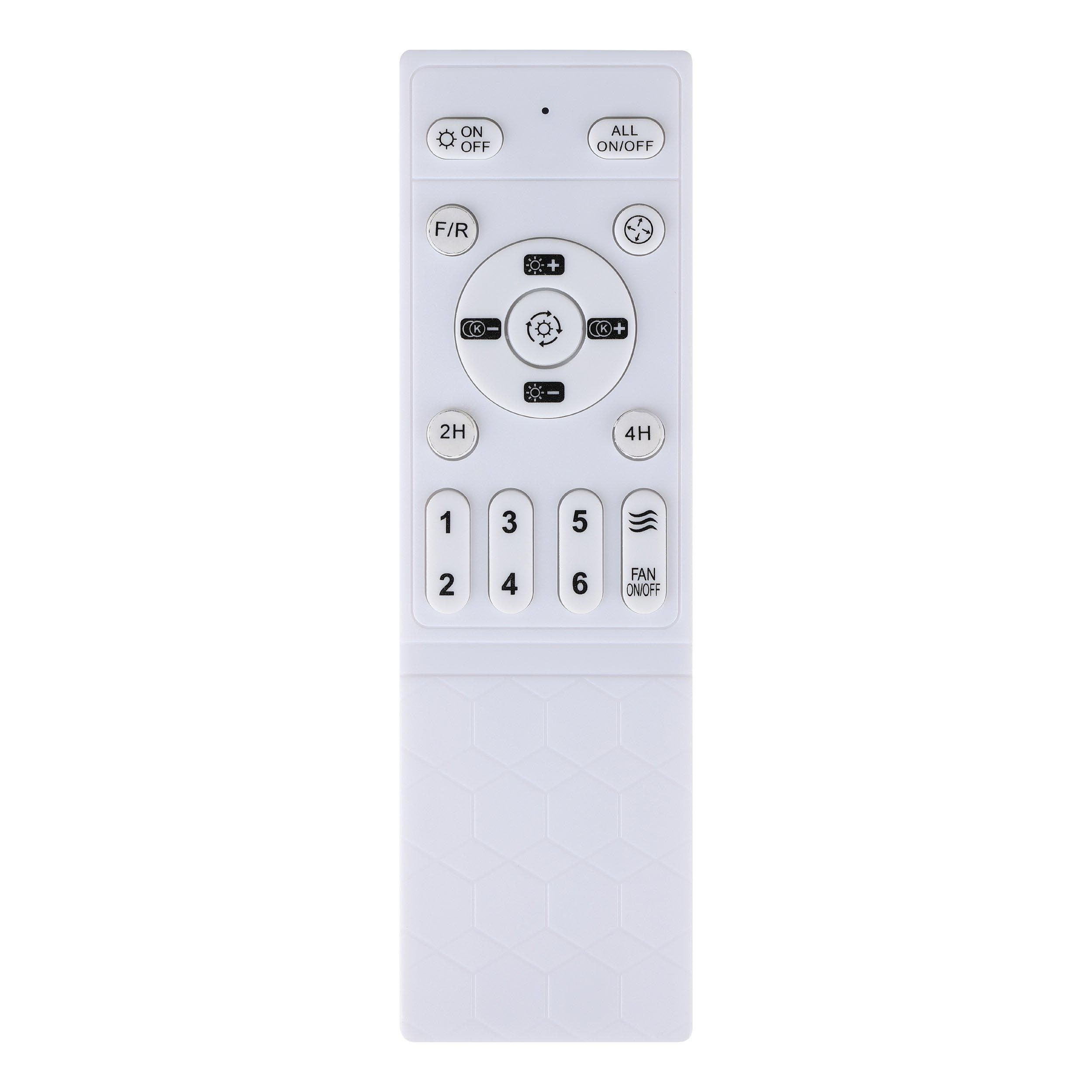 Ventilateur LED SAYULITA blanc Ø45,5cm
