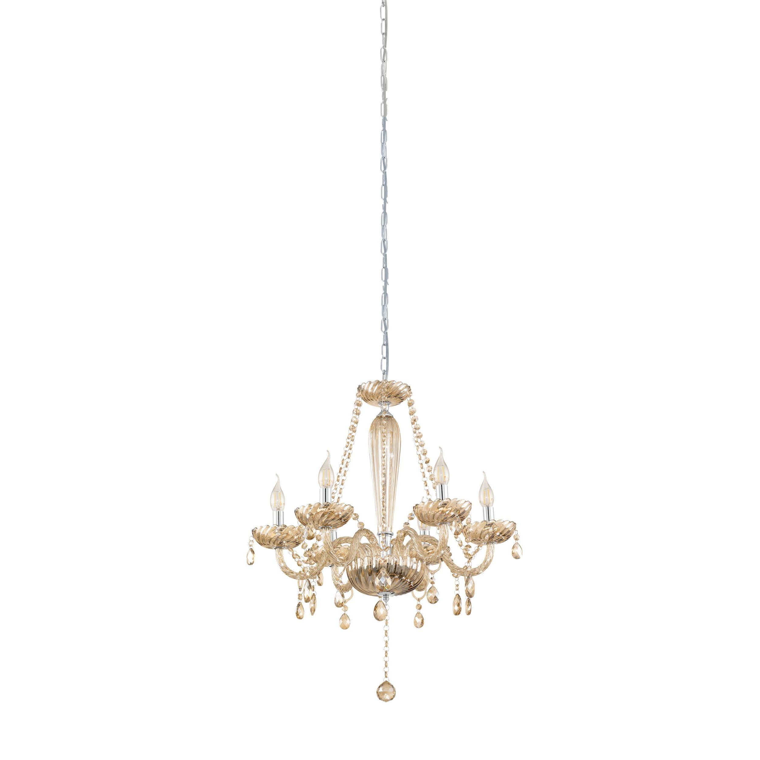 Lustre BASILANO marron Ø72cm