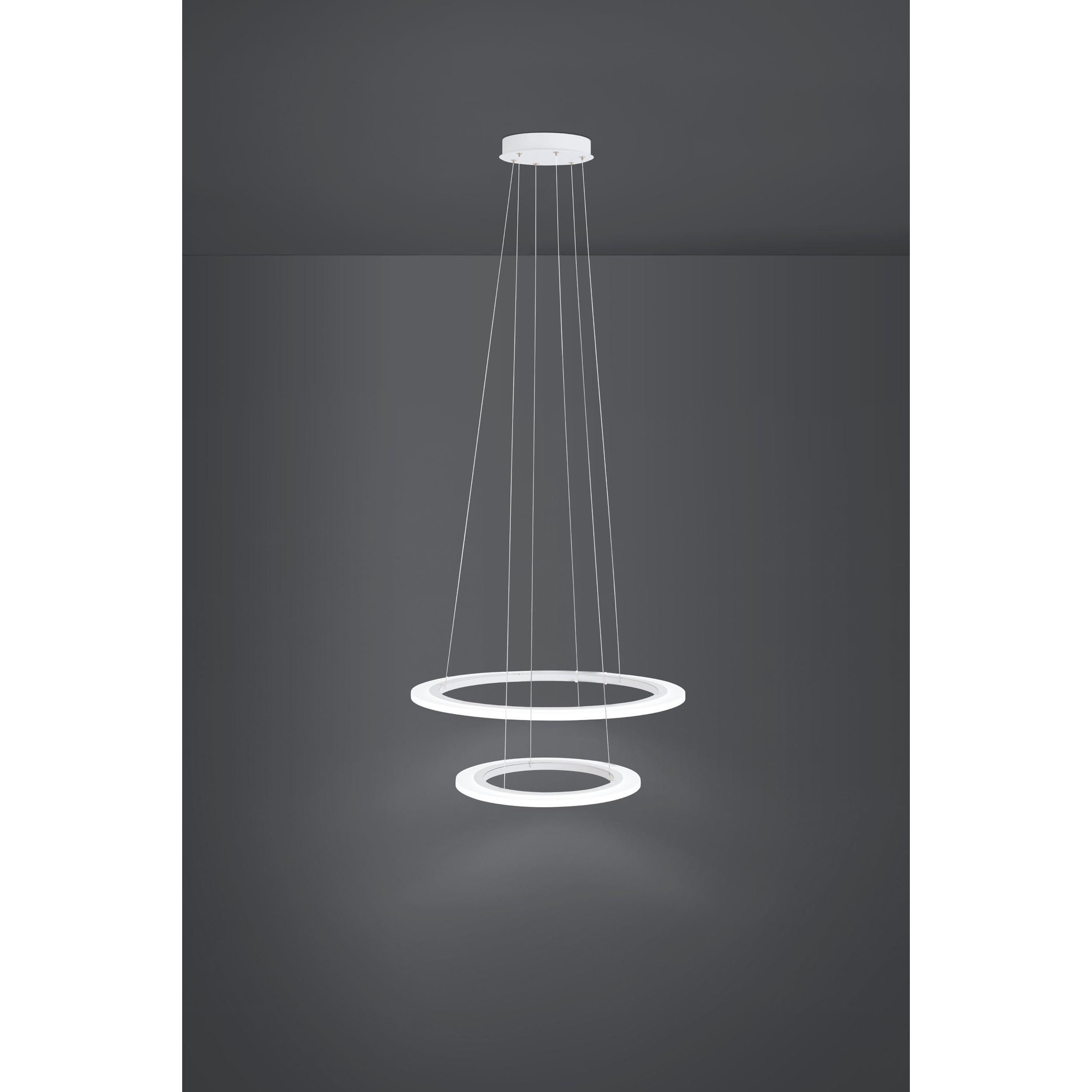 Suspension métal blanc PENAFORTE LED INT 1X33W